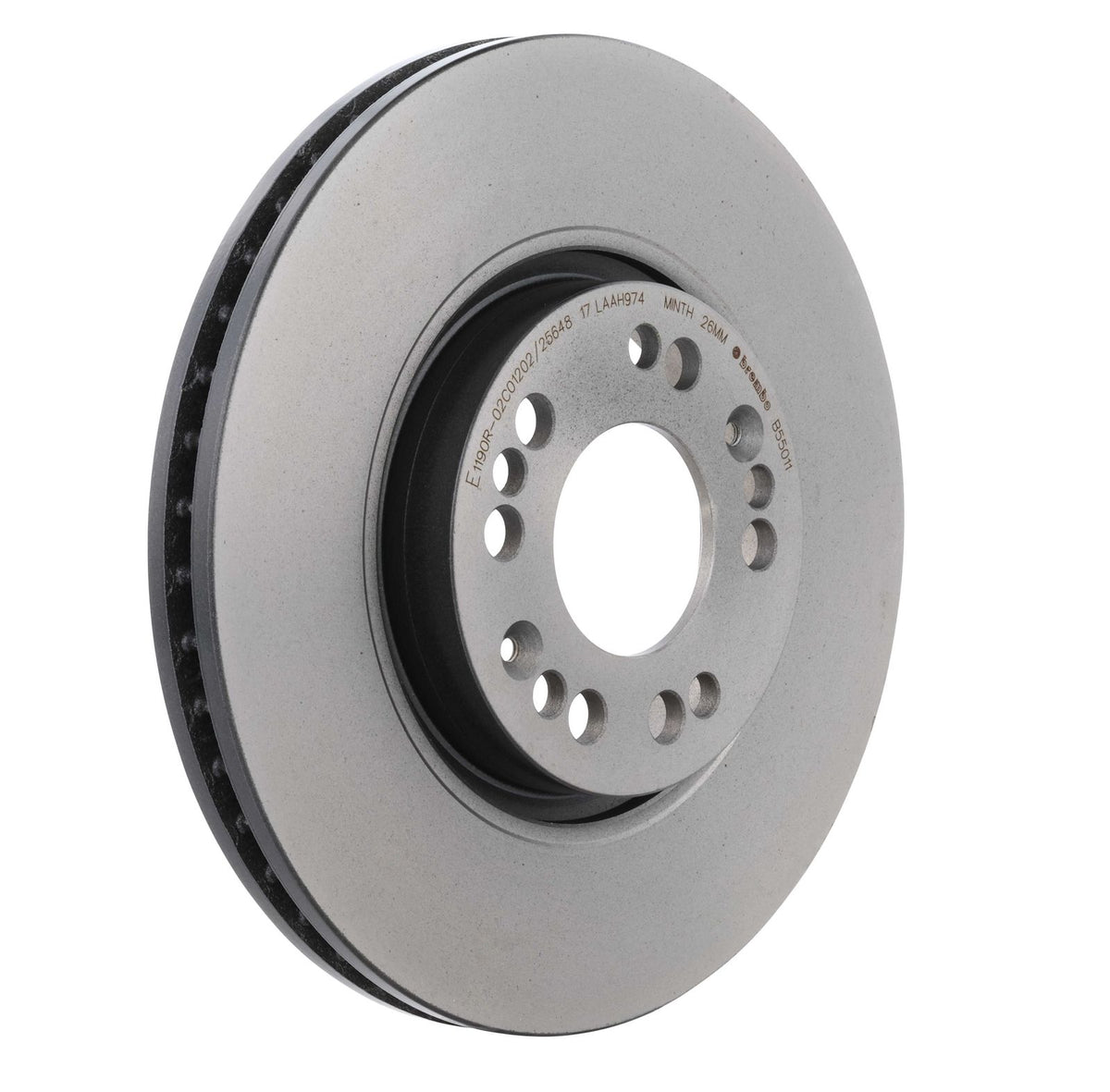 PRIME UV Coated Front Disc Brake Rotor - 09.B550.11_23