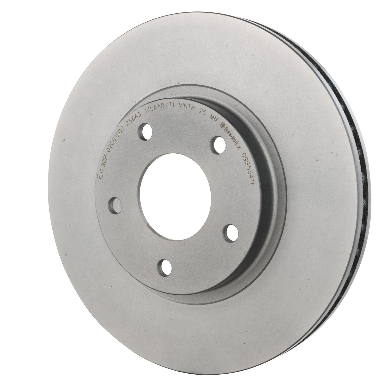 PRIME UV Coated Front Disc Brake Rotor - 09.B554.11_09