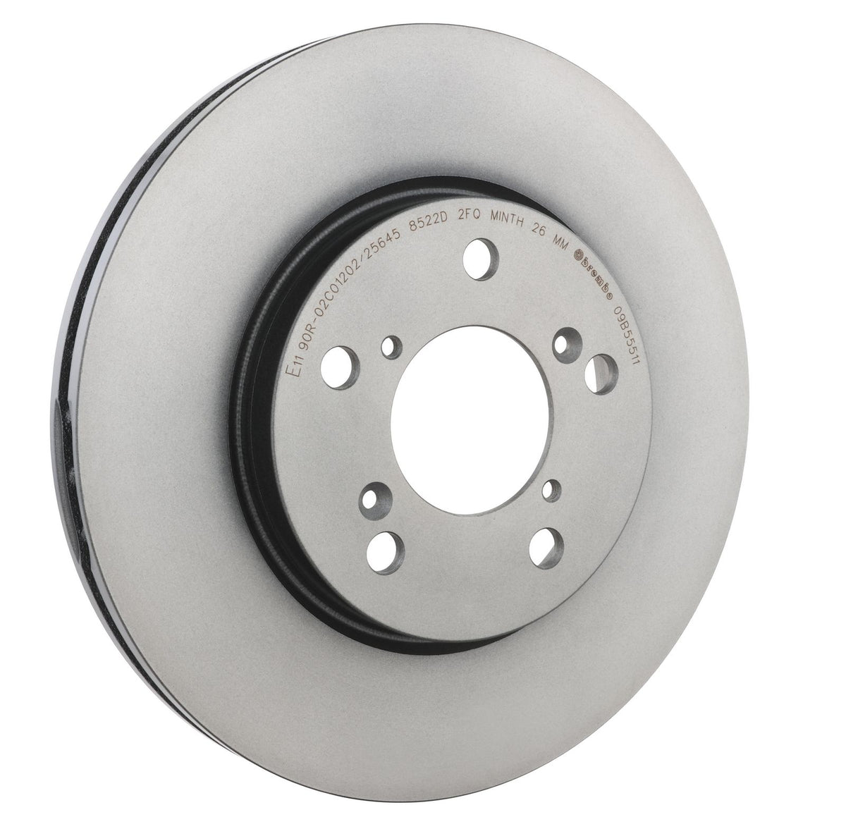 PRIME UV Coated Front Disc Brake Rotor - 09.B555.11_24