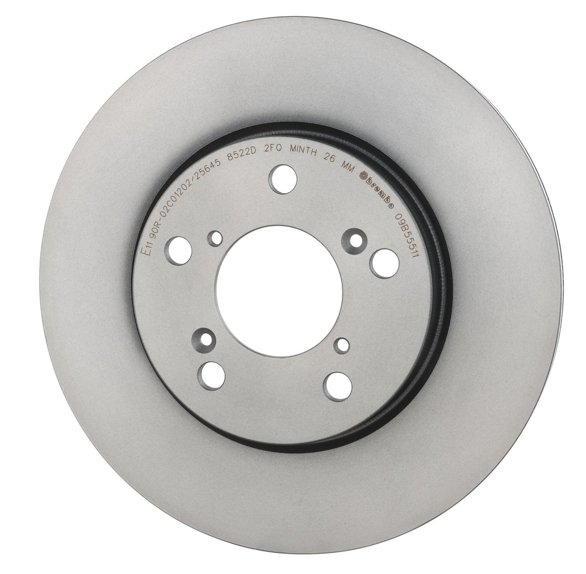 PRIME UV Coated Front Disc Brake Rotor - 09.B555.11_03