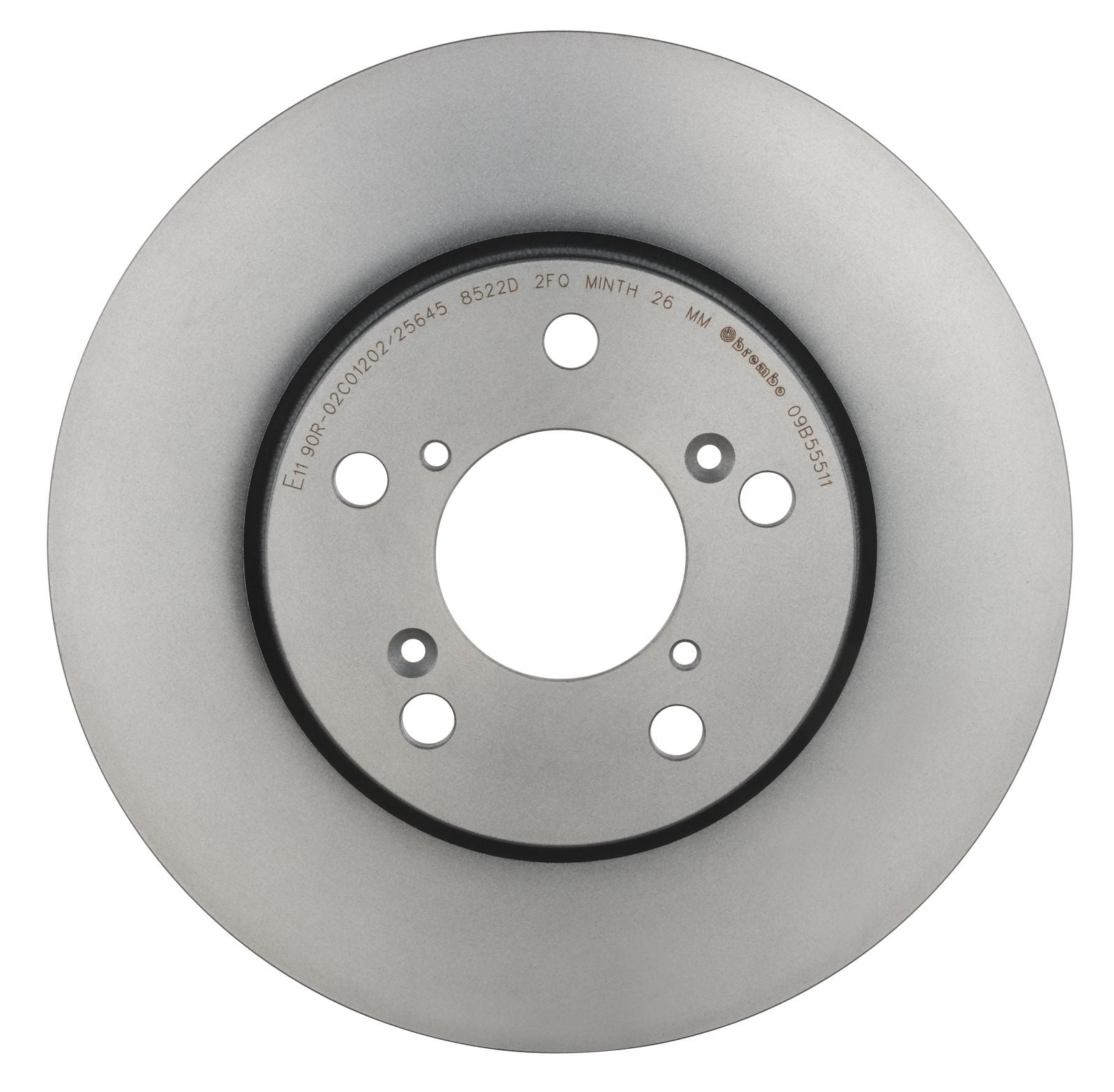 PRIME UV Coated Front Disc Brake Rotor - 09.B555.11_02