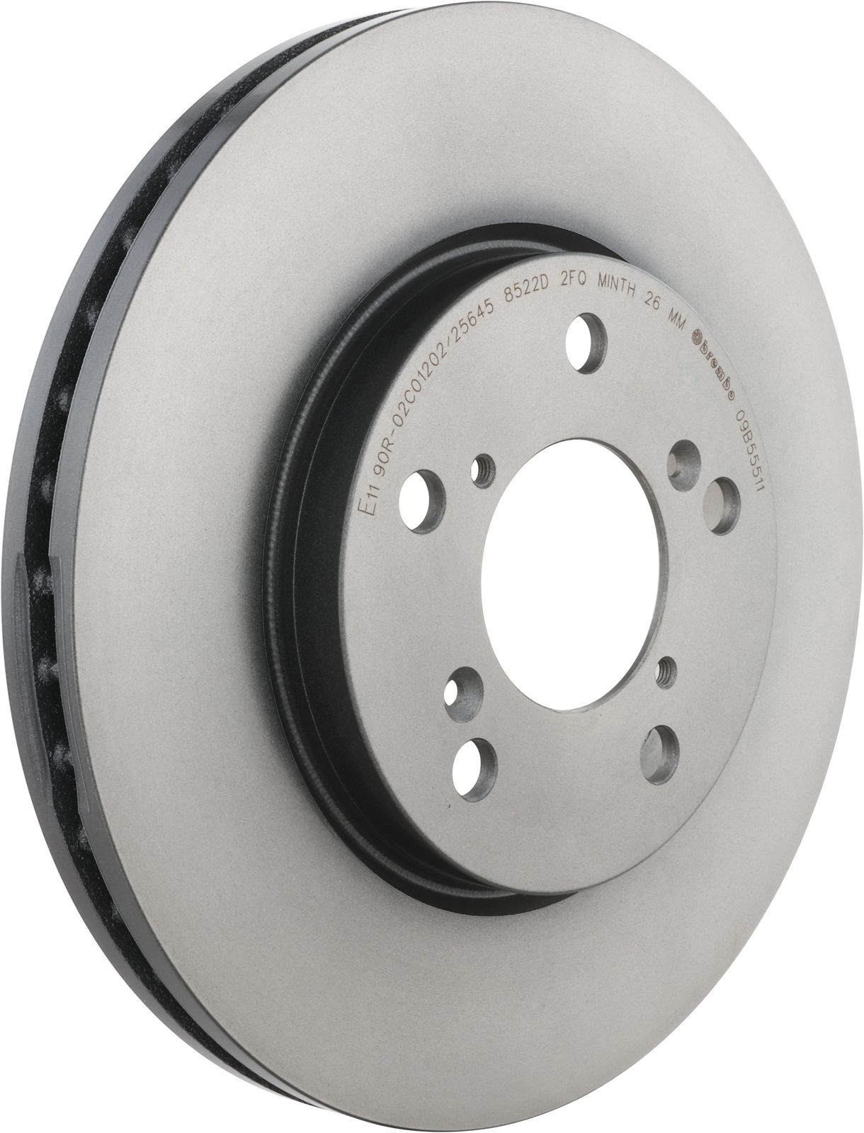PRIME UV Coated Front Disc Brake Rotor - 09.B555.11_01