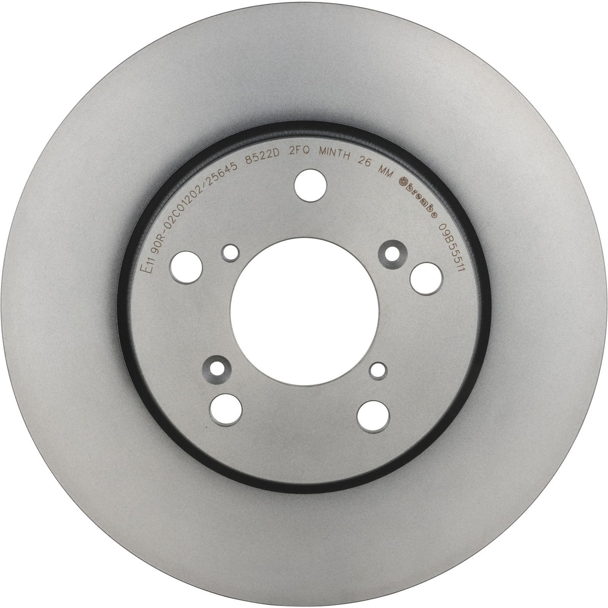 PRIME UV Coated Front Disc Brake Rotor - 09.B555.11_28