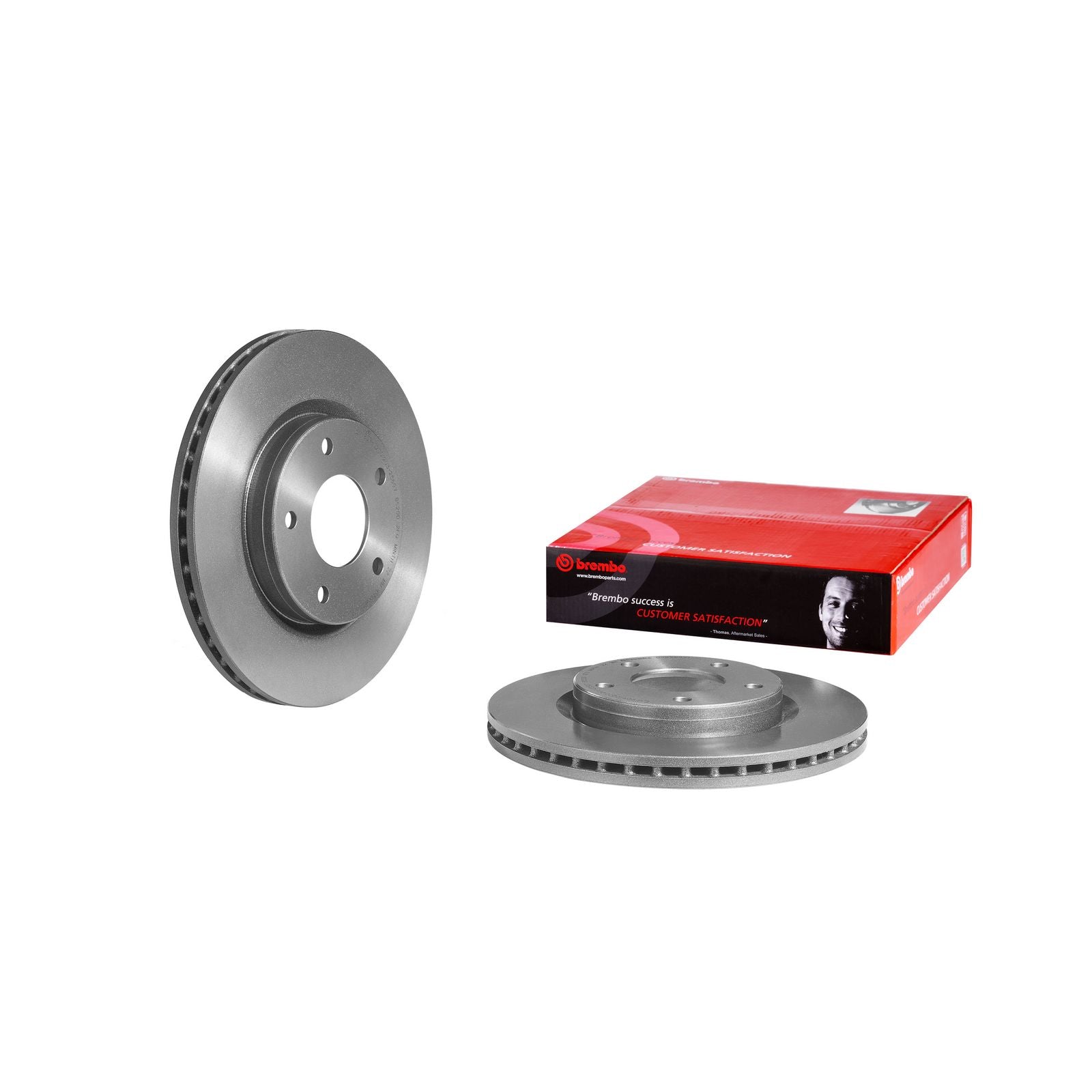 PRIME UV Coated Front Disc Brake Rotor - 09.B565.21_01