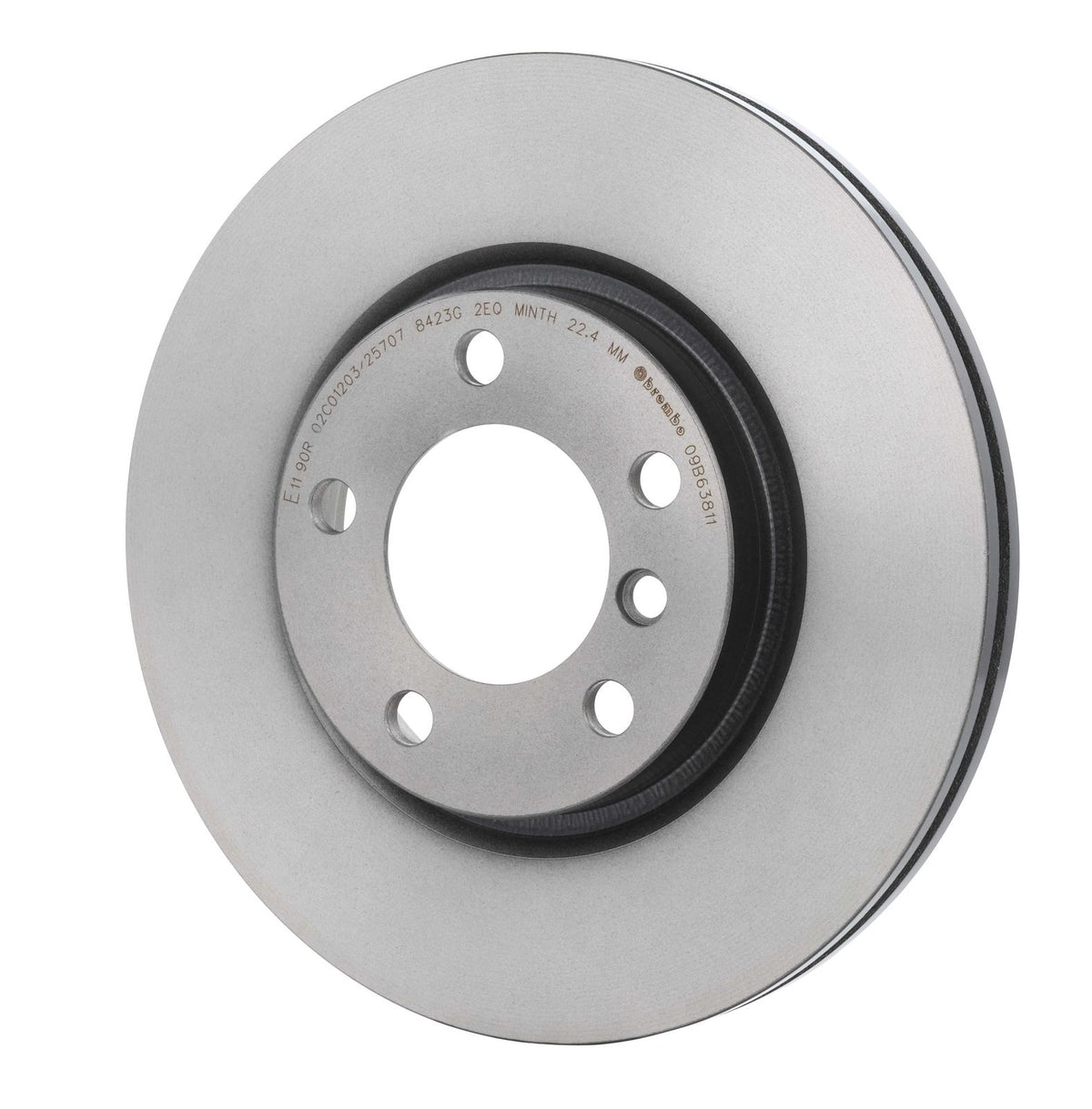 PRIME UV Coated Front Disc Brake Rotor - 09.B638.11_09