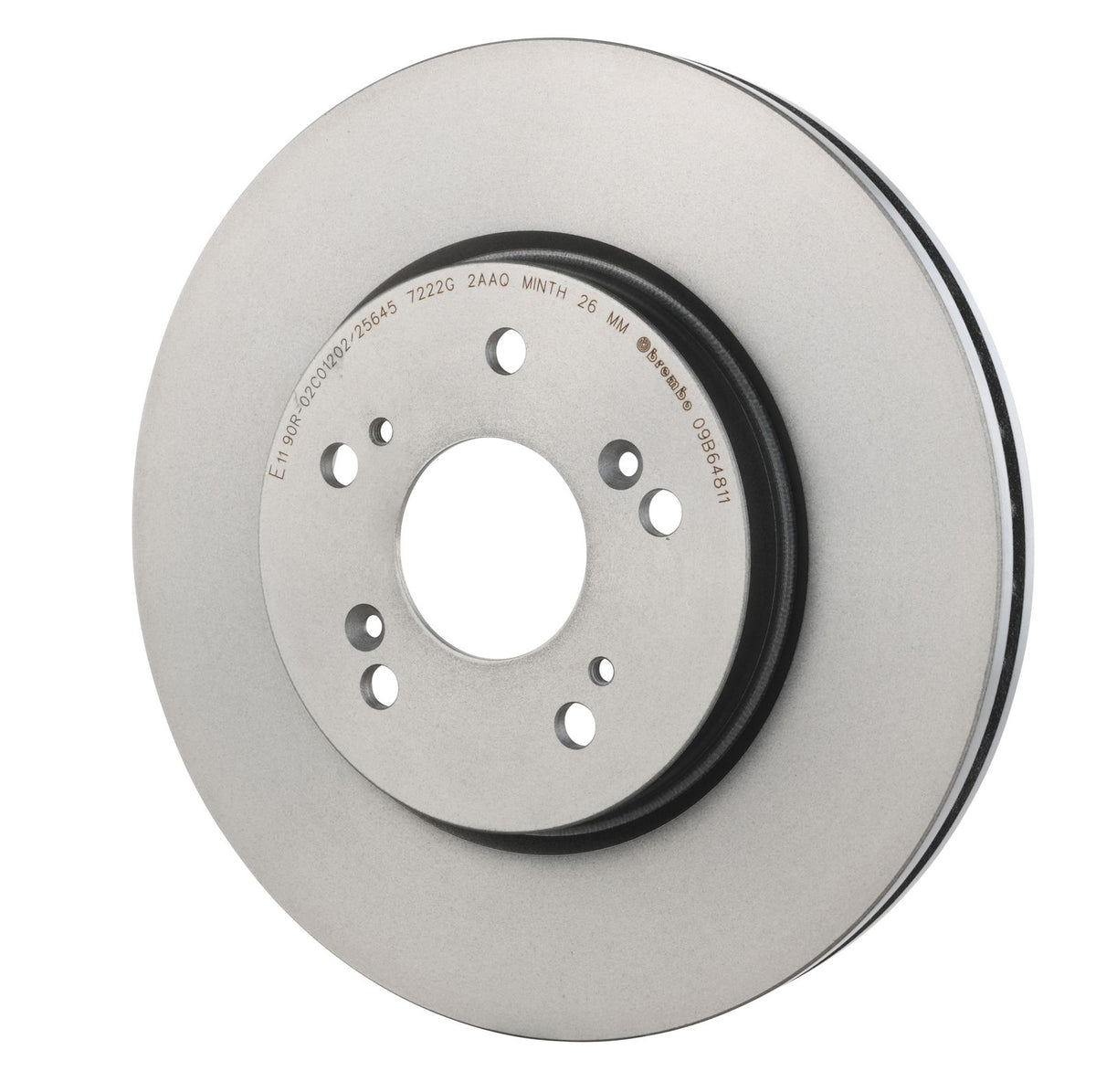 PRIME UV Coated Front Disc Brake Rotor - 09.B648.11_09