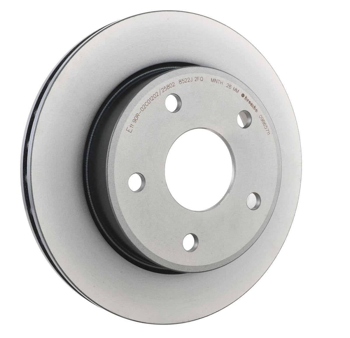 PRIME UV Coated Front Disc Brake Rotor - 09.B657.11_28