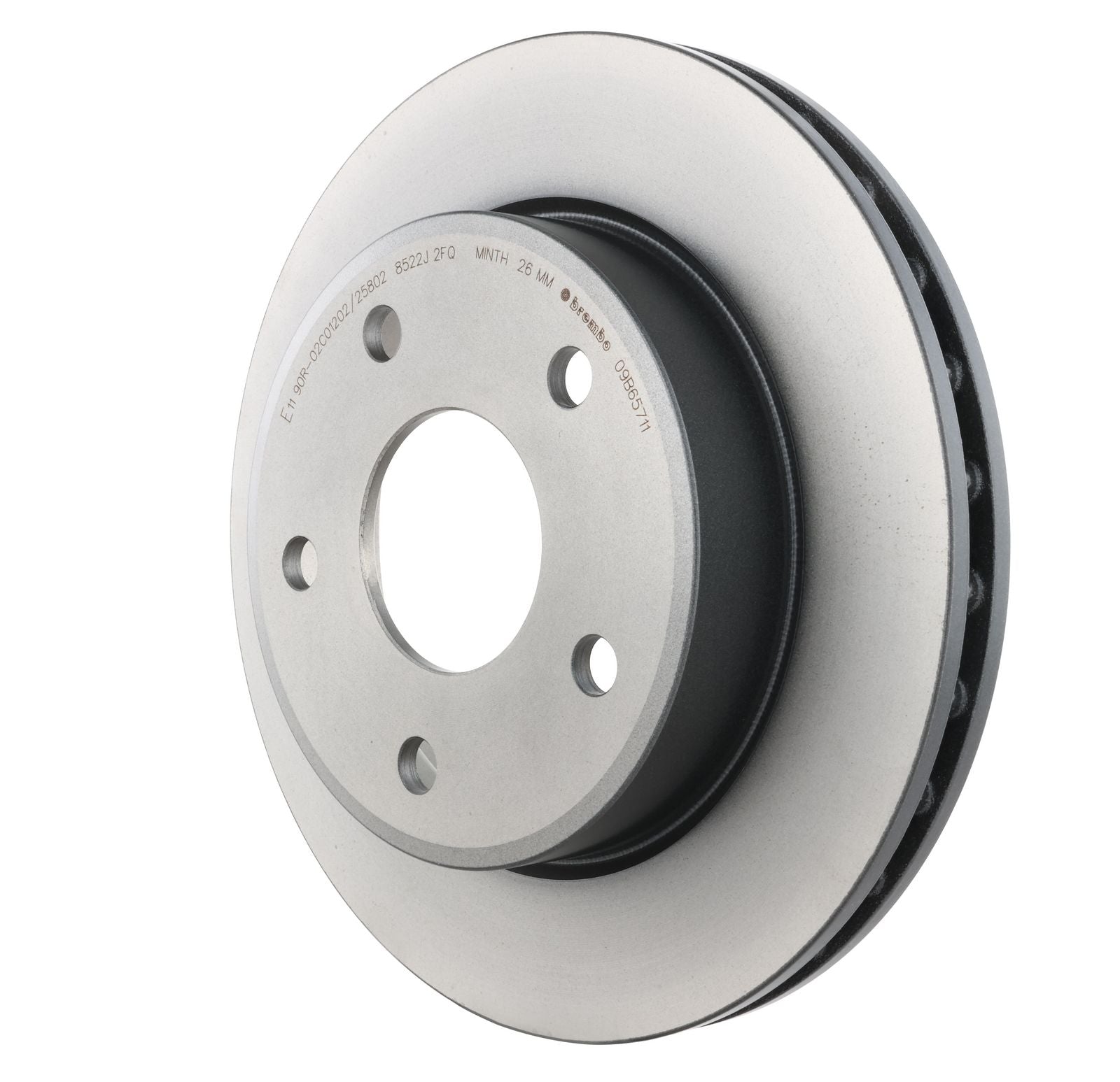 PRIME UV Coated Front Disc Brake Rotor - 09.B657.11_09
