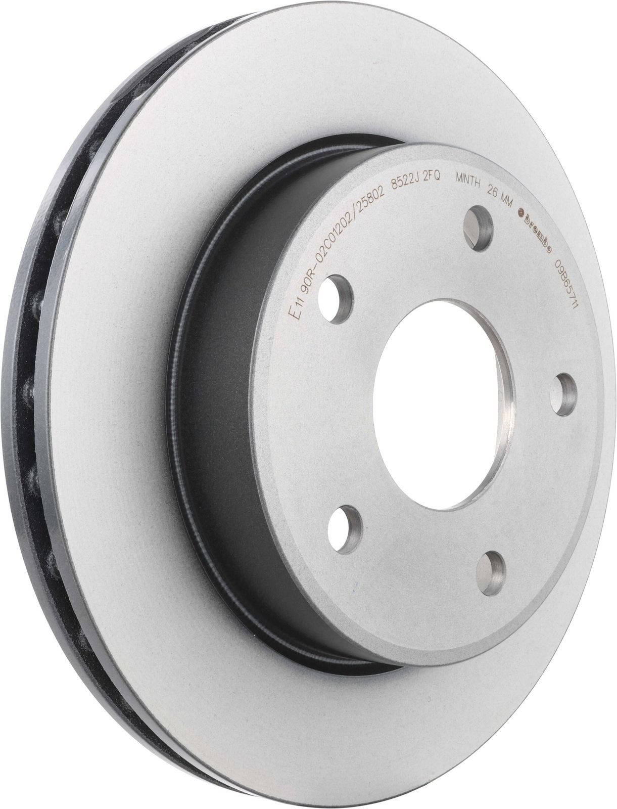 PRIME UV Coated Front Disc Brake Rotor - 09.B657.11_01