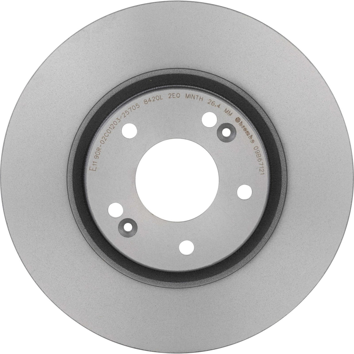 PRIME UV Coated Front Disc Brake Rotor - 09.B671.21_03