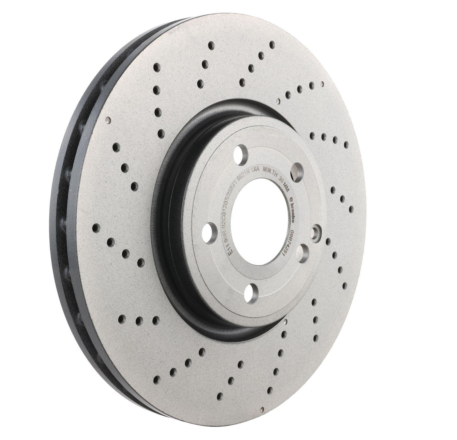 PRIME UV Coated Front Disc Brake Rotor - 09.B742.51_22