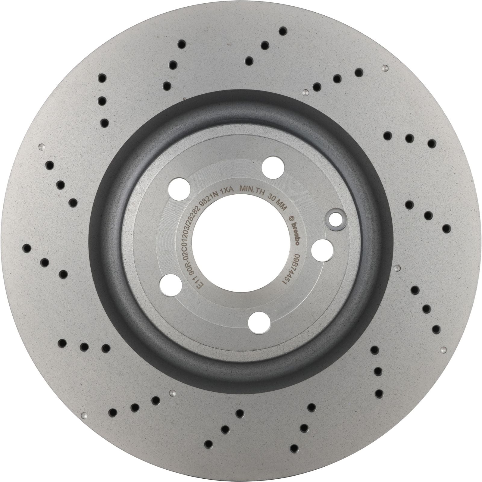 PRIME UV Coated Front Disc Brake Rotor - 09.B744.51_03