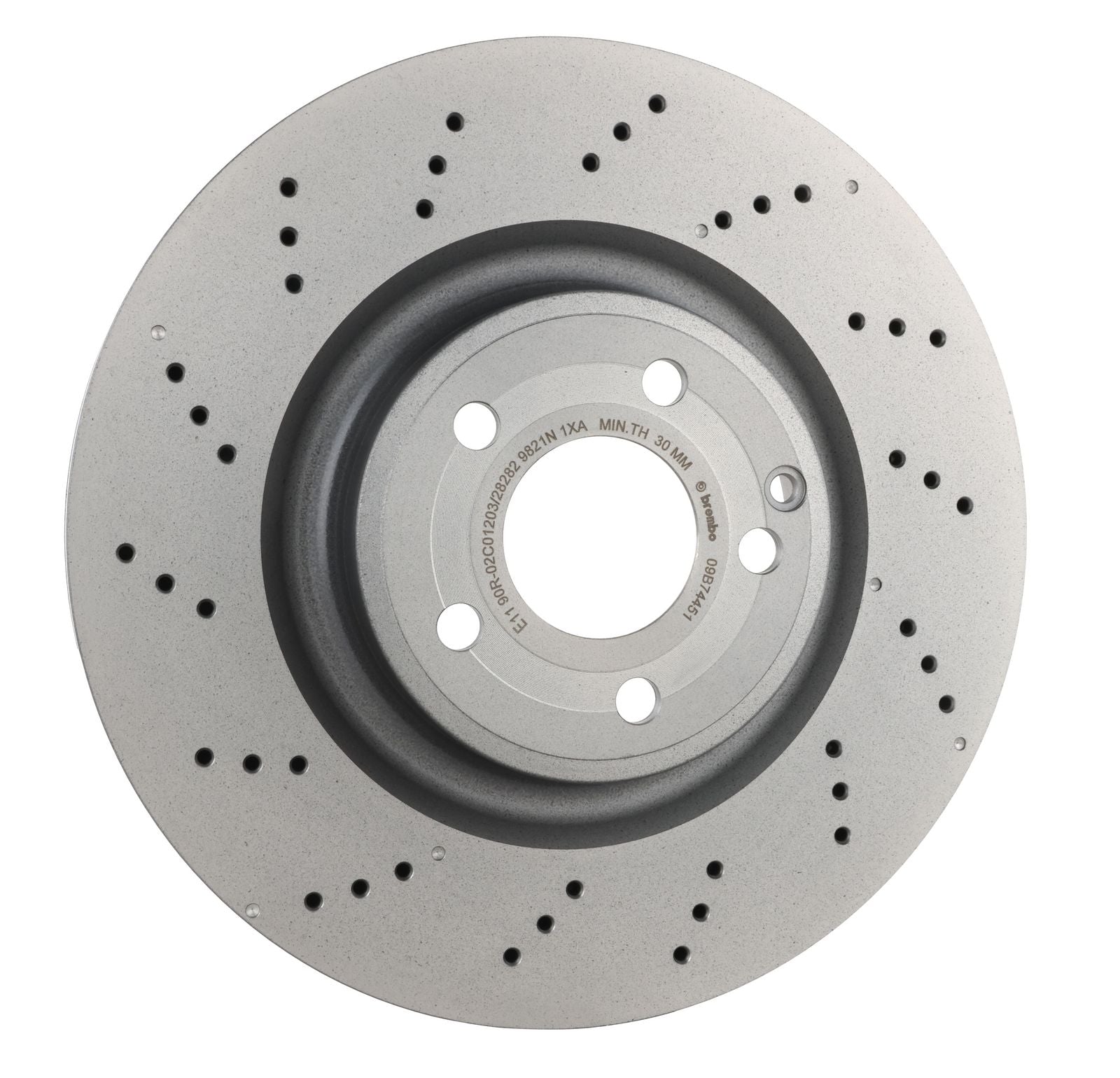 PRIME UV Coated Front Disc Brake Rotor - 09.B744.51_25