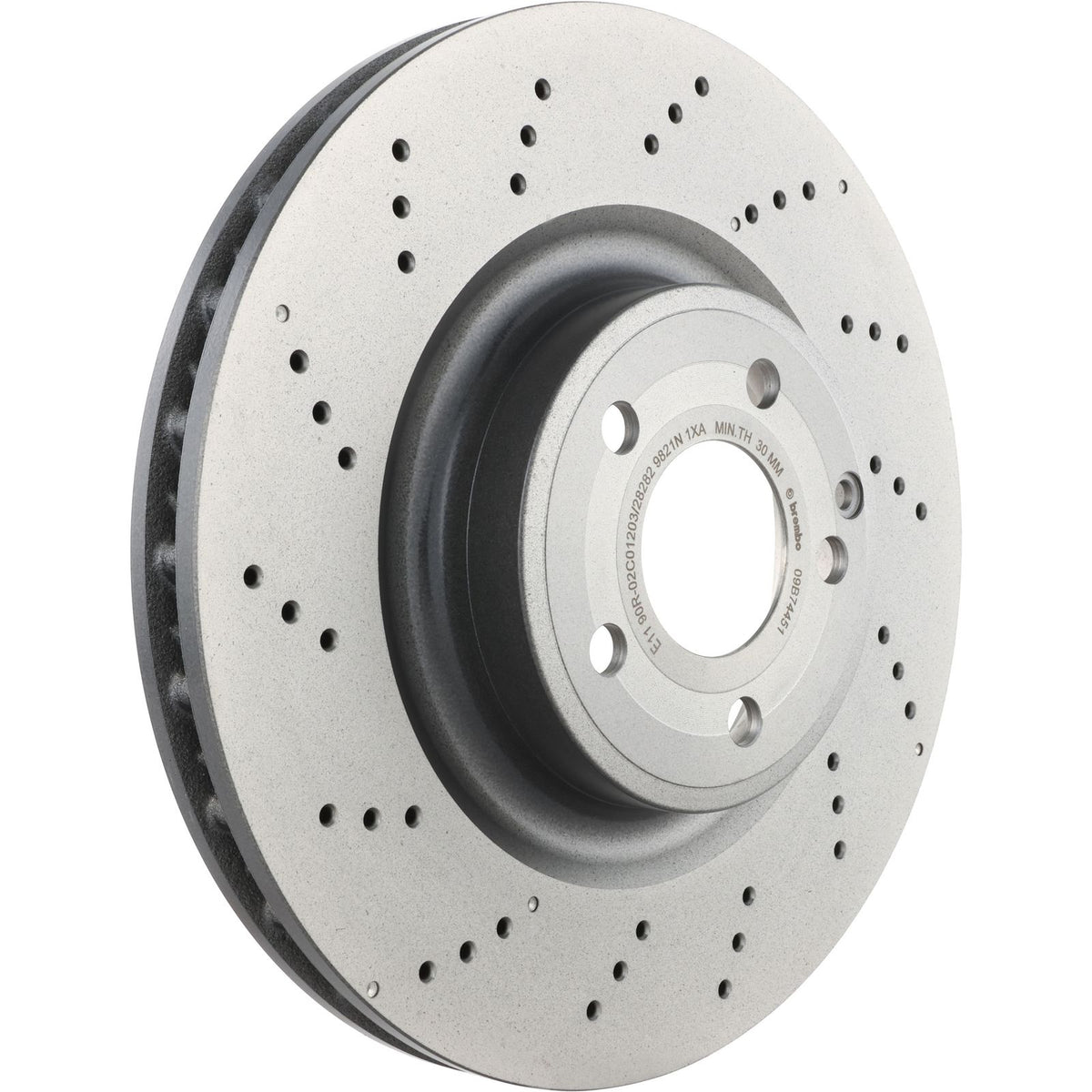 PRIME UV Coated Front Disc Brake Rotor - 09.B744.51_26