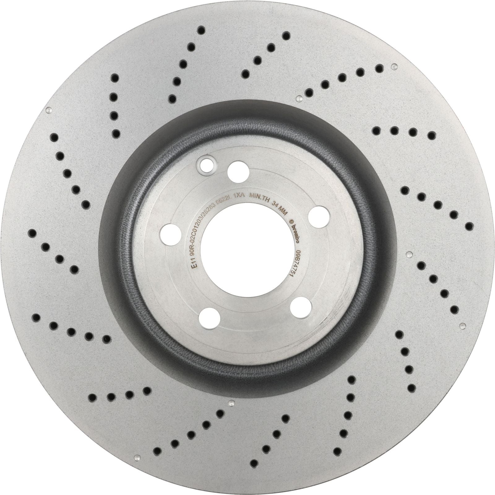 PRIME UV Coated Front Disc Brake Rotor - 09.B747.51_28