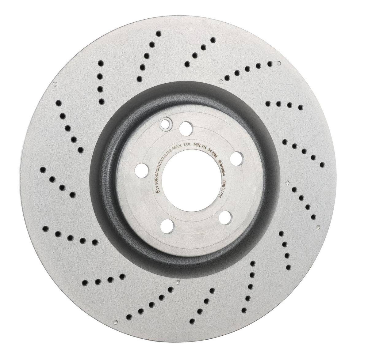PRIME UV Coated Front Disc Brake Rotor - 09.B747.51_24