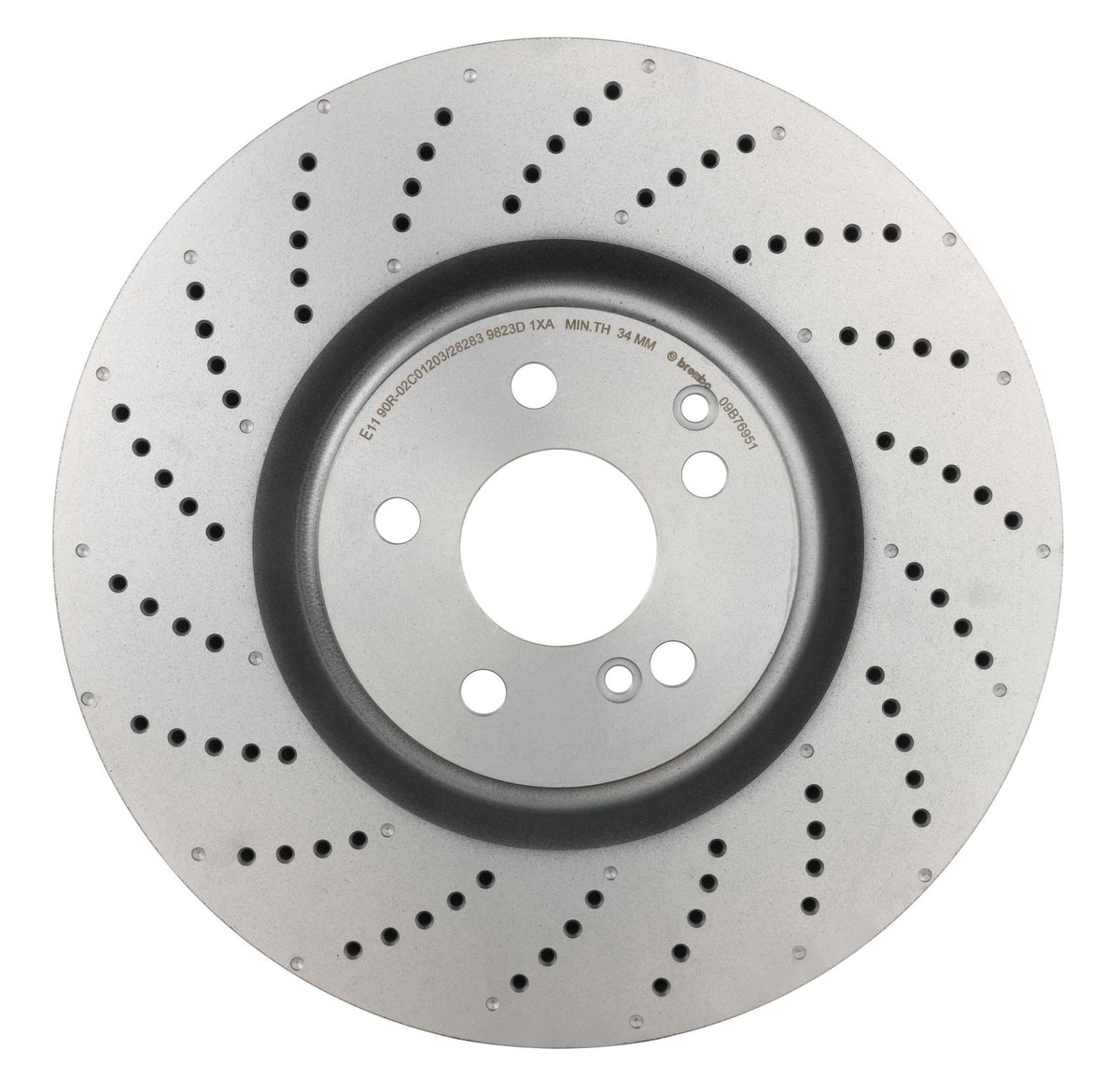 PRIME UV Coated Front Disc Brake Rotor - 09.B769.51_02