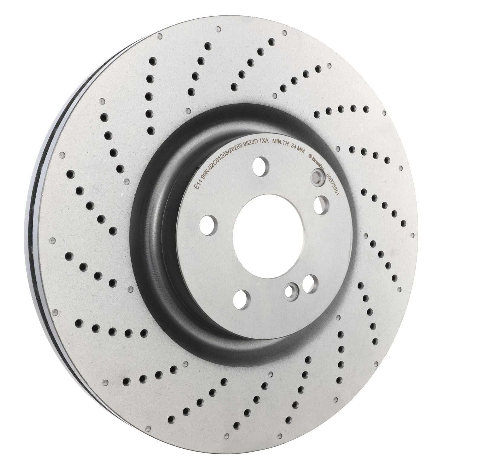 PRIME UV Coated Front Disc Brake Rotor - 09.B769.51_24