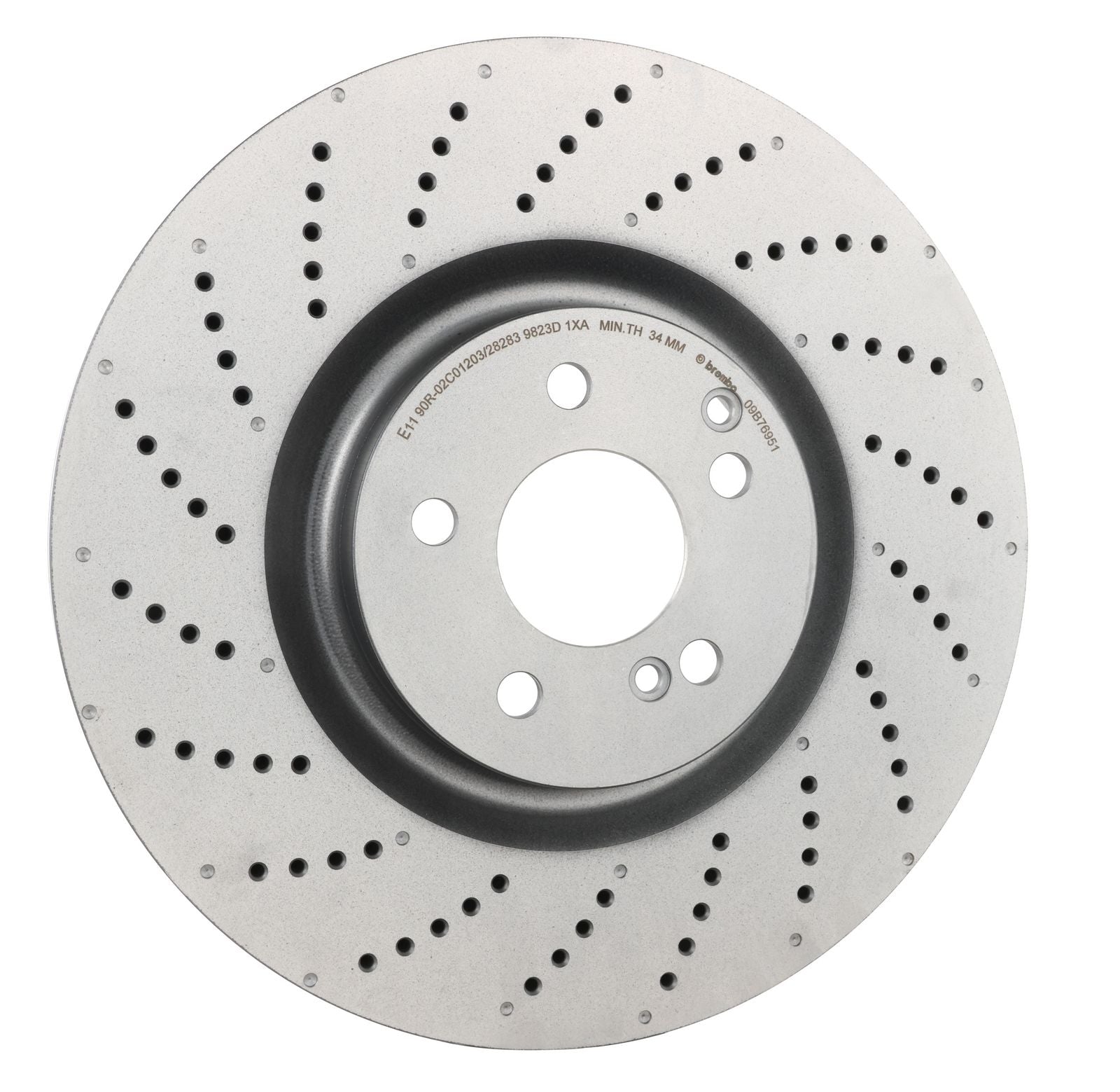 PRIME UV Coated Front Disc Brake Rotor - 09.B769.51_25