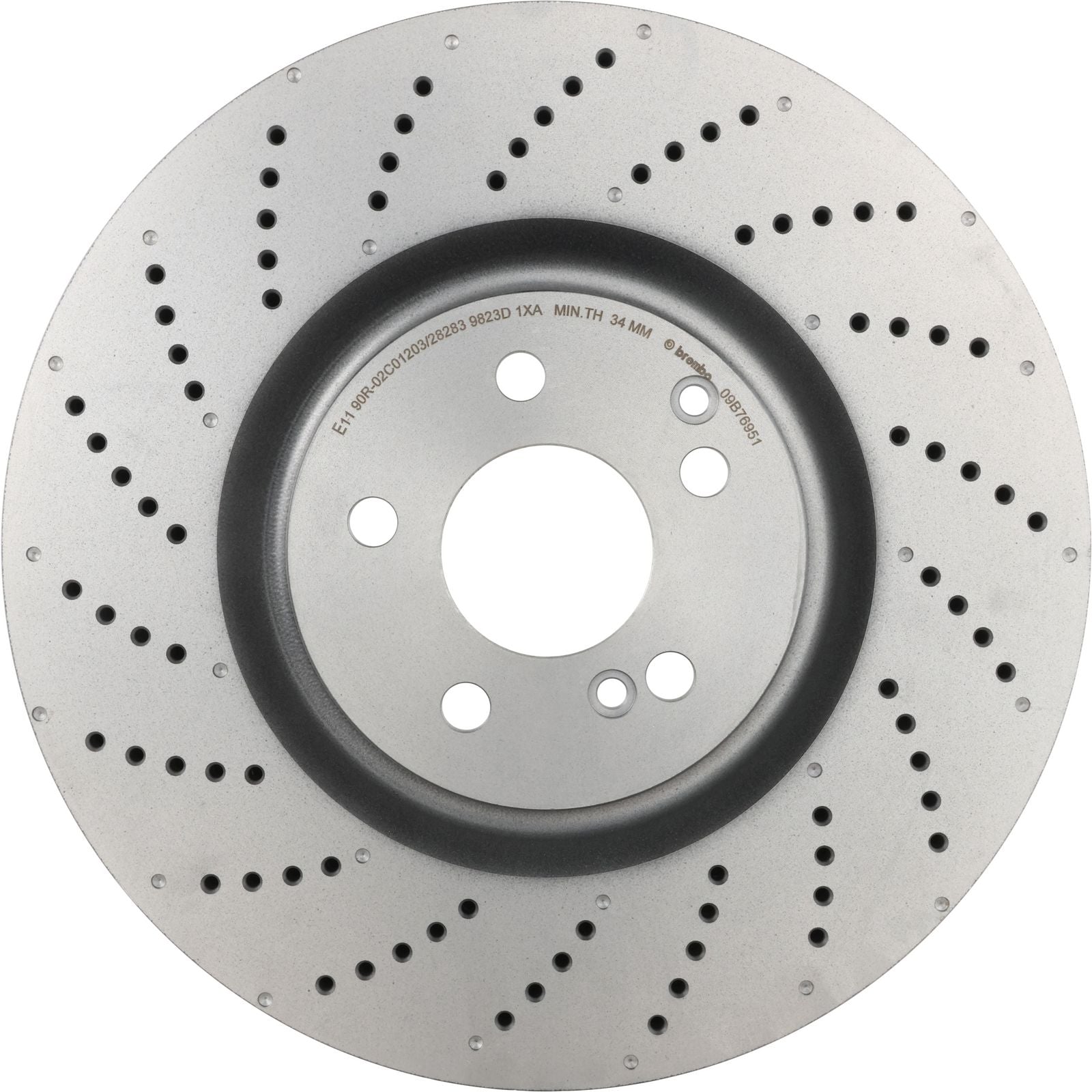 PRIME UV Coated Front Disc Brake Rotor - 09.B769.51_28