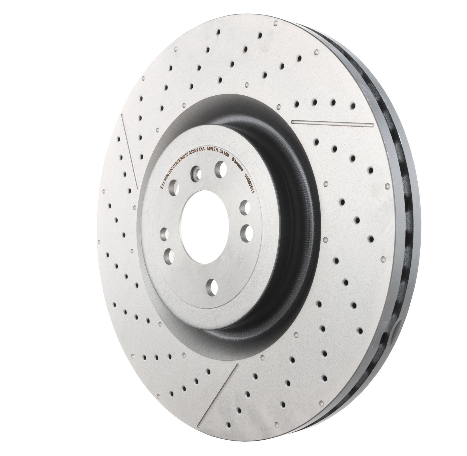 PRIME UV Coated Front Disc Brake Rotor - 09.B805.11_09