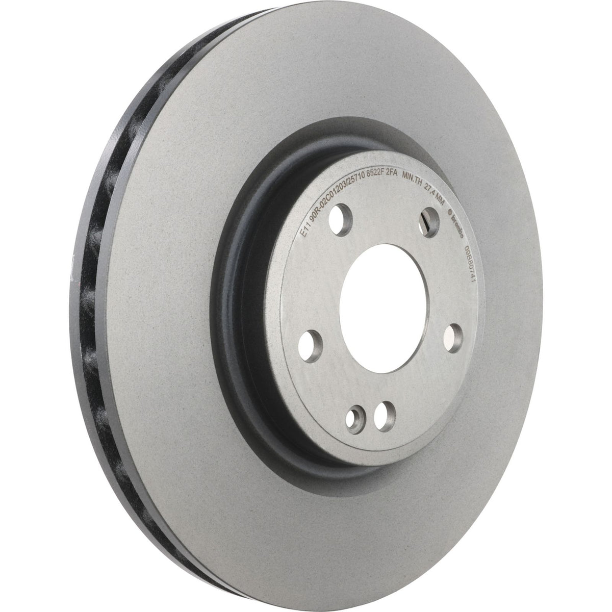 PRIME UV Coated Front Disc Brake Rotor - 09.B807.41_05