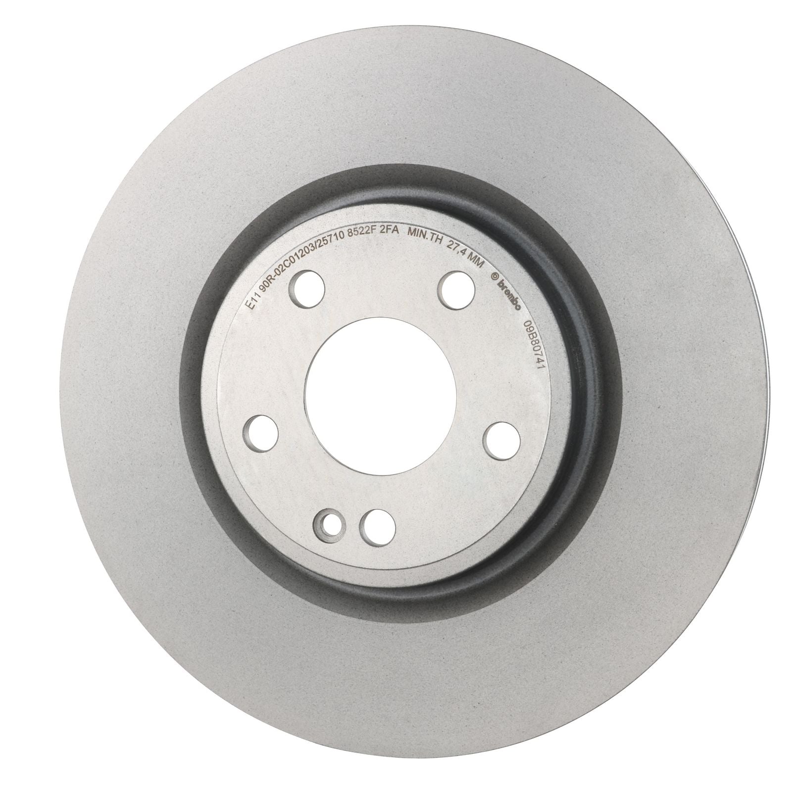 PRIME UV Coated Front Disc Brake Rotor - 09.B807.41_09