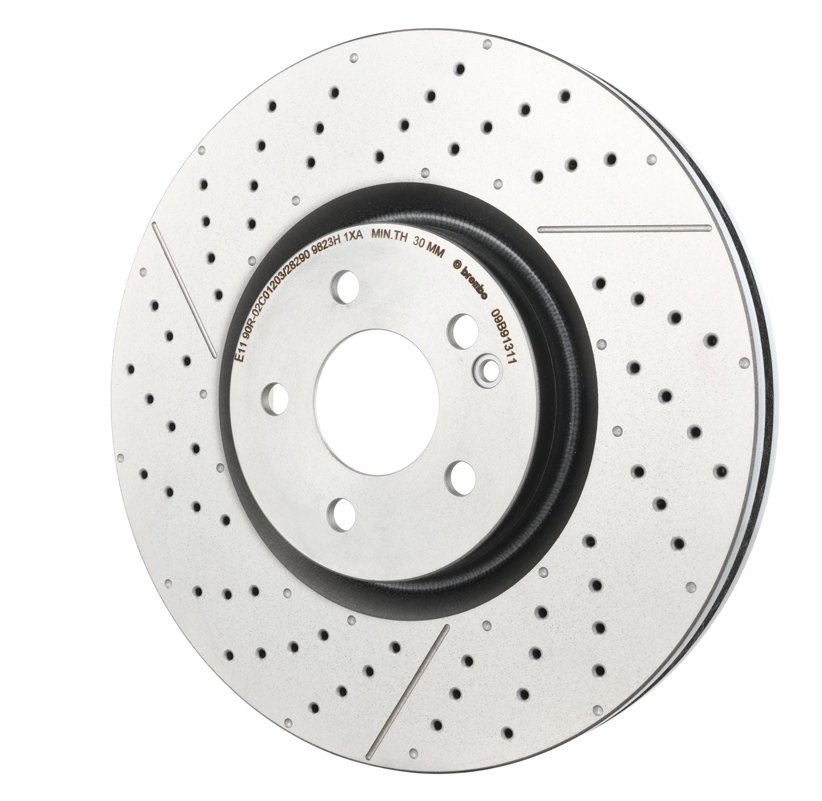 PRIME UV Coated Front Disc Brake Rotor - 09.B913.11_09
