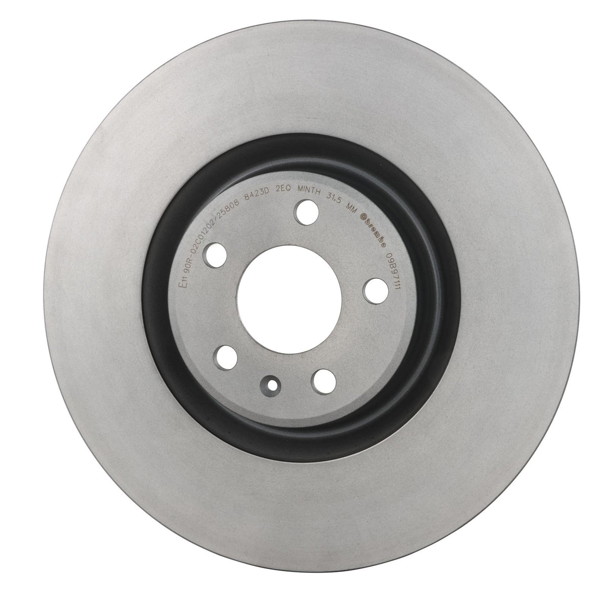 PRIME UV Coated Front Disc Brake Rotor - 09.B971.11_09