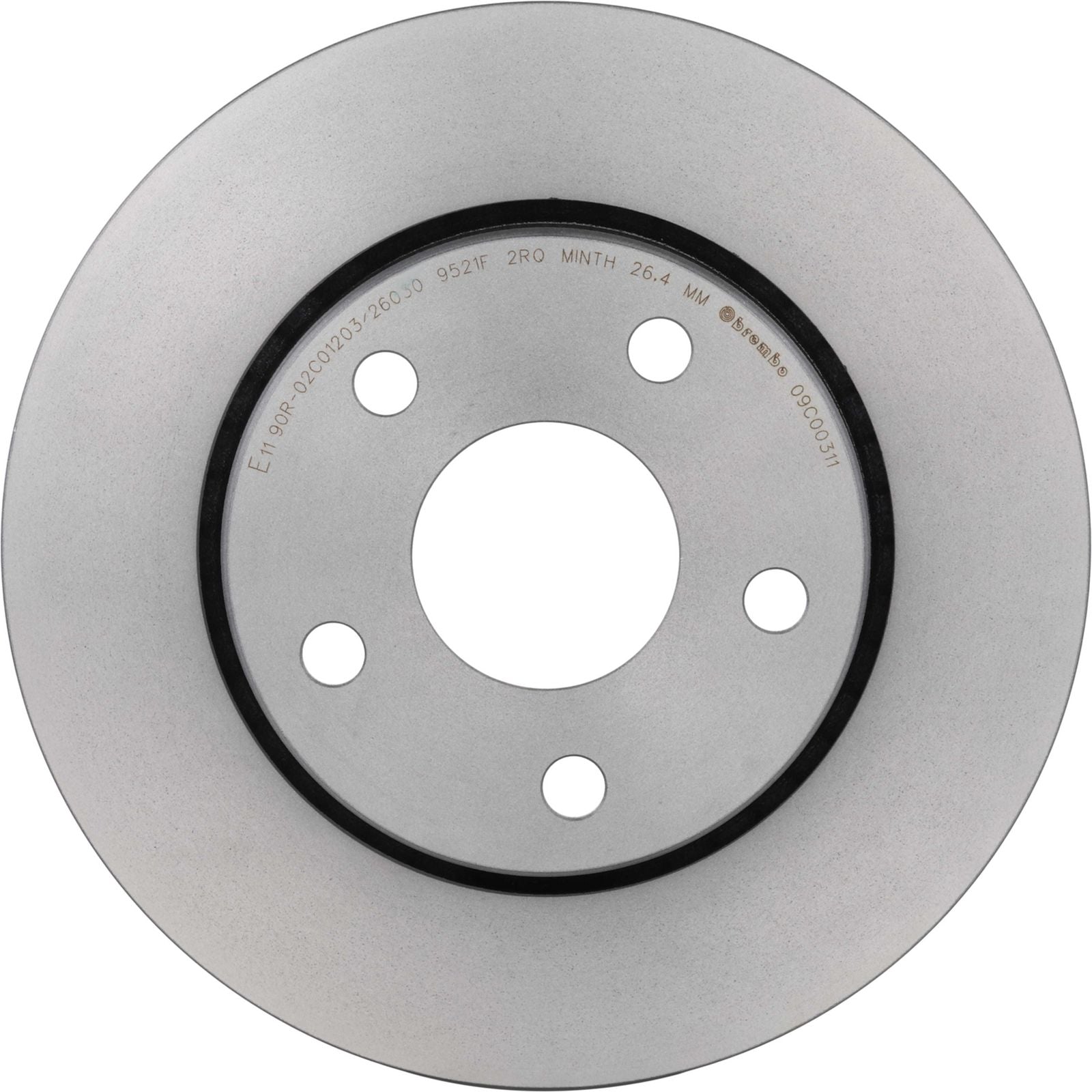 PRIME UV Coated Front Disc Brake Rotor - 09.C003.11_04