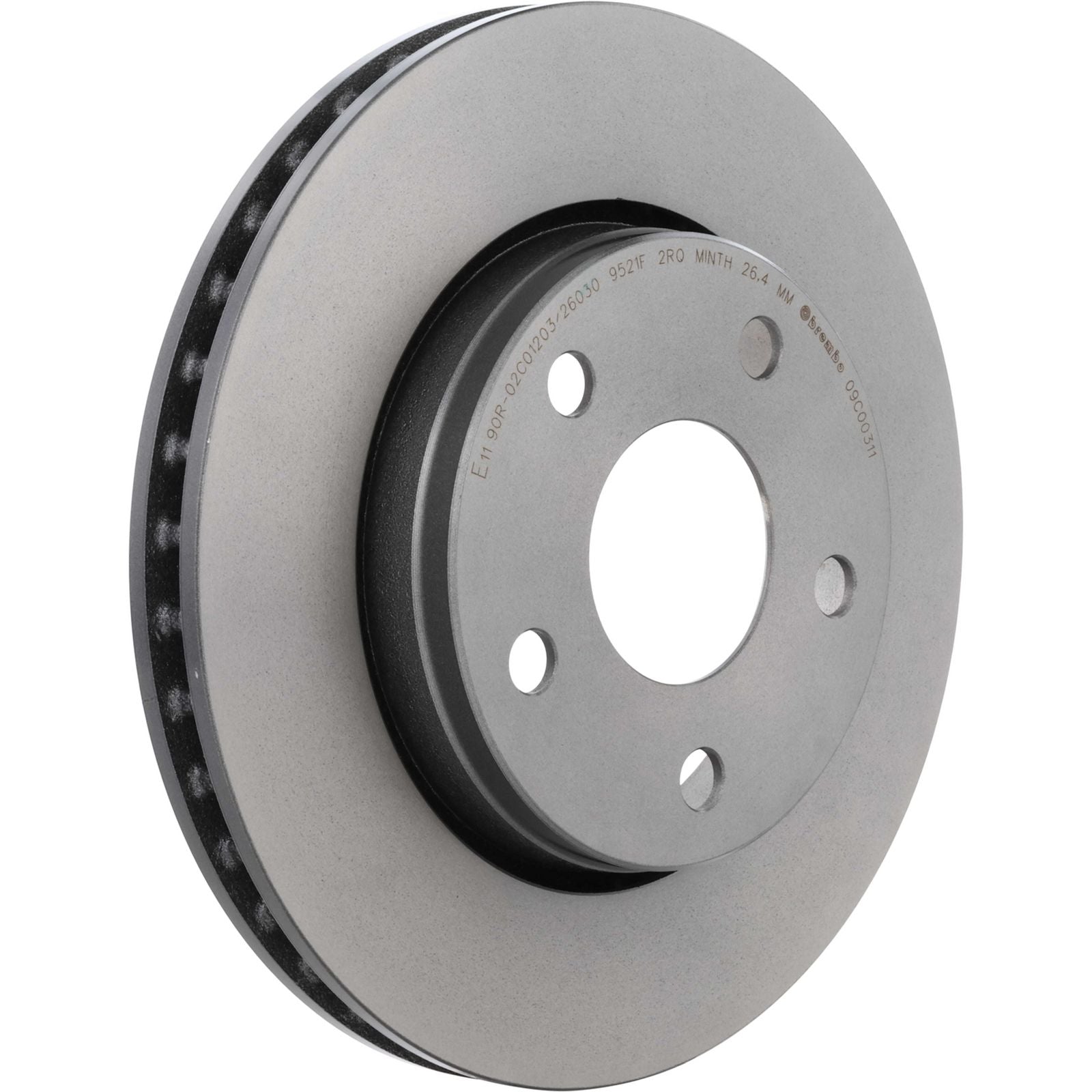PRIME UV Coated Front Disc Brake Rotor - 09.C003.11_05