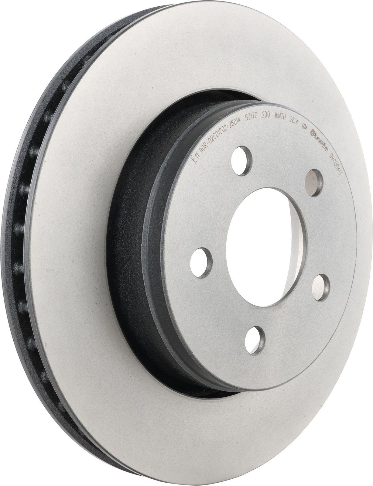 PRIME UV Coated Front Disc Brake Rotor - 09.C004.11_01