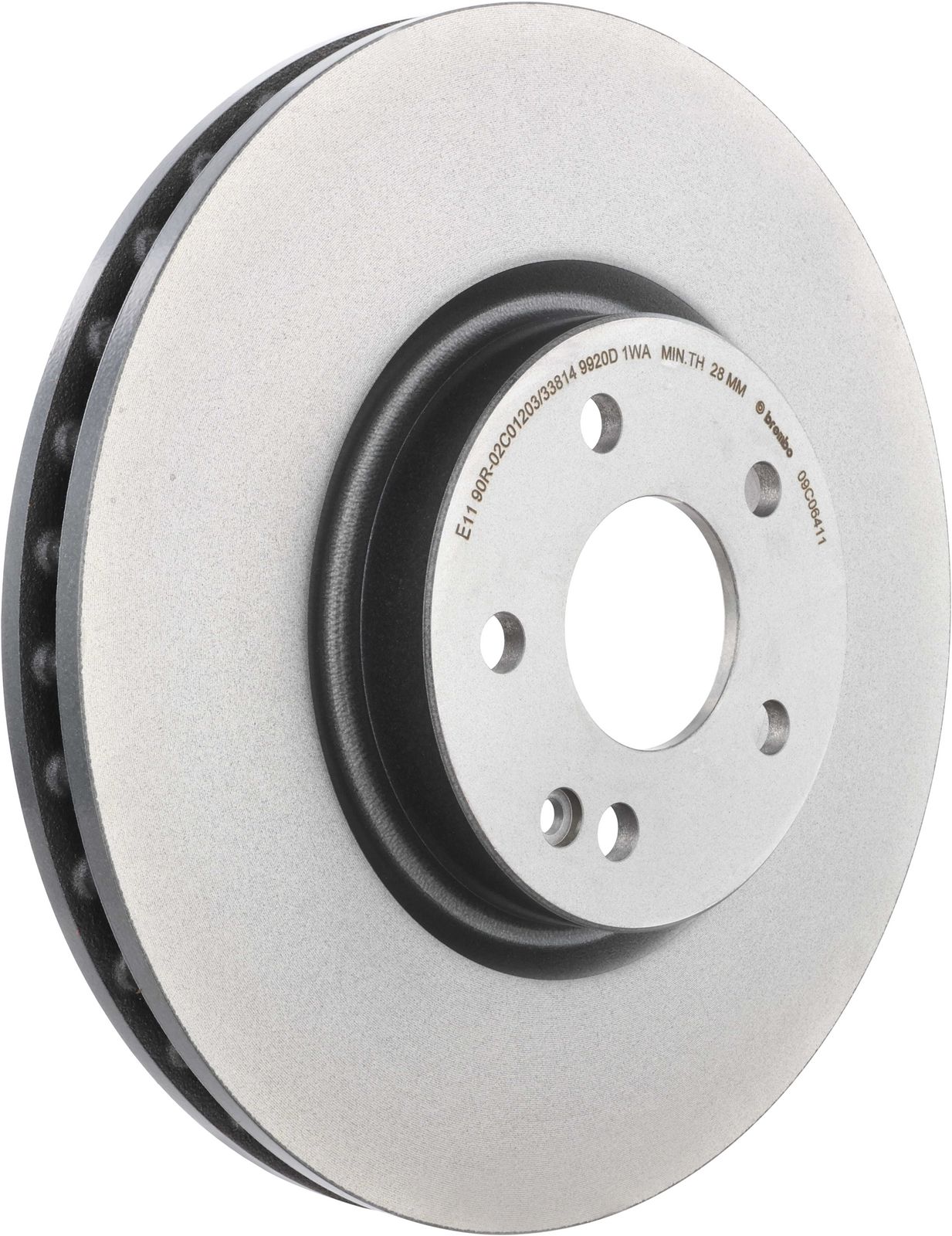 PRIME UV Coated Front Disc Brake Rotor - 09.C064.11_01