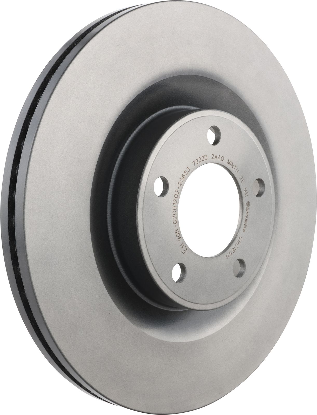 PRIME UV Coated Front Disc Brake Rotor - 09.C185.11_01