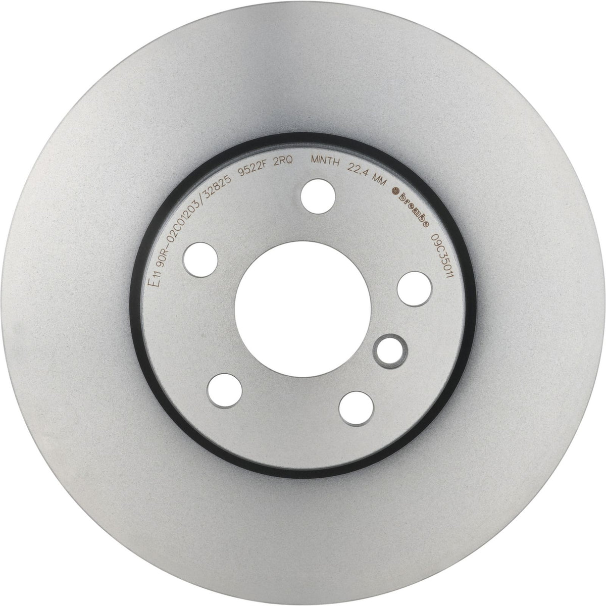 PRIME UV Coated Front Disc Brake Rotor - 09.C350.11_01