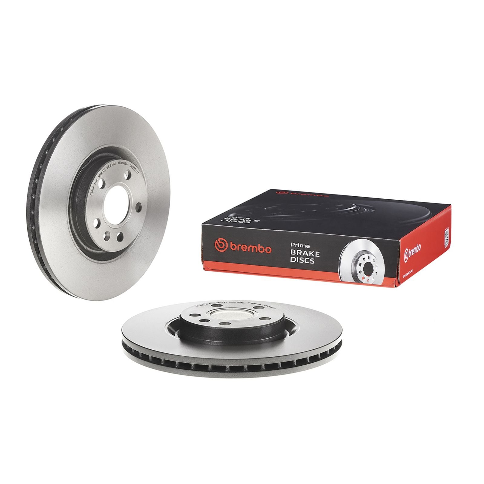PRIME UV Coated Front Disc Brake Rotor - 09.D251.11_01