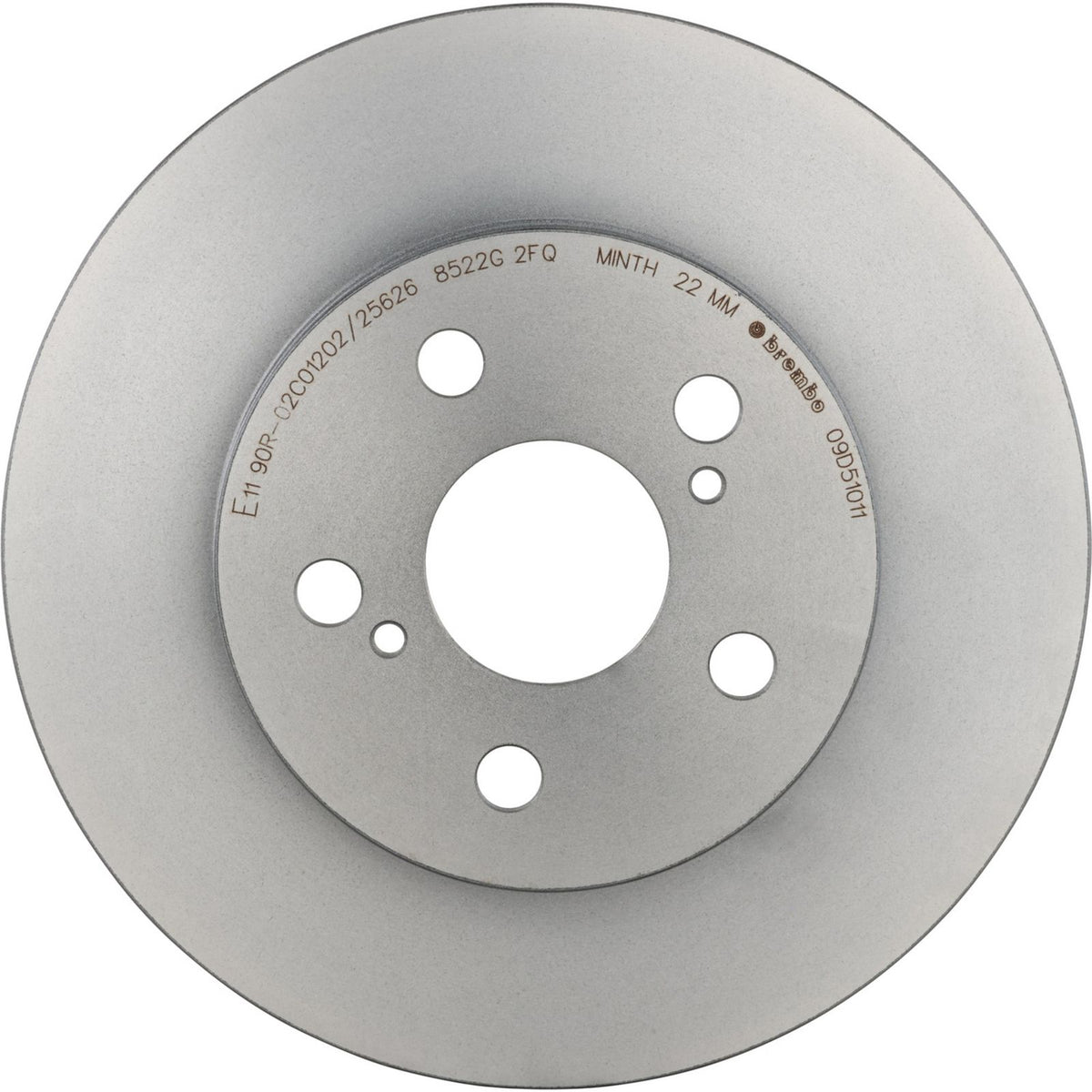 PRIME UV Coated Front Disc Brake Rotor - 09.D510.11_03