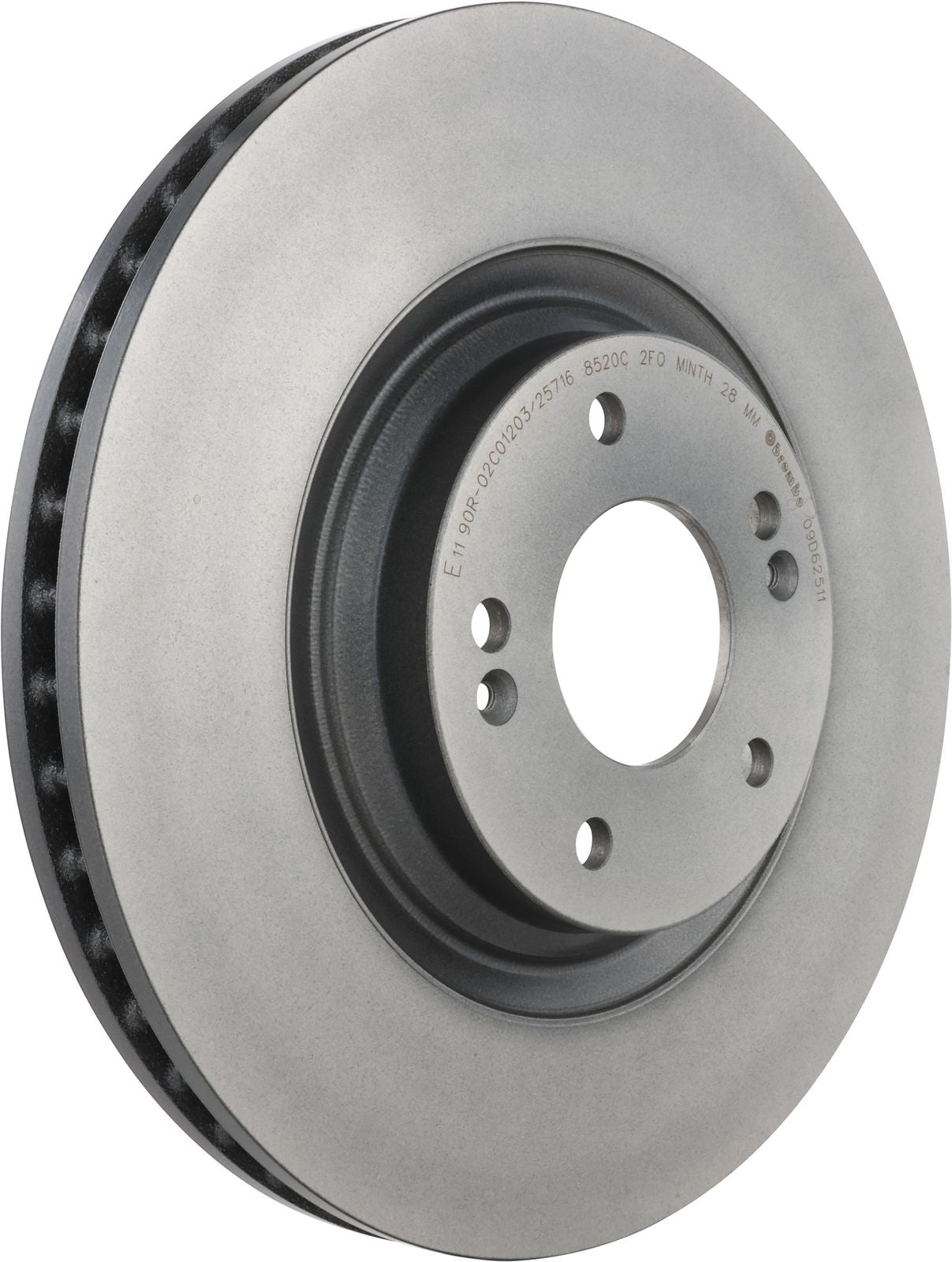 PRIME UV Coated Front Disc Brake Rotor - 09.D625.11_01