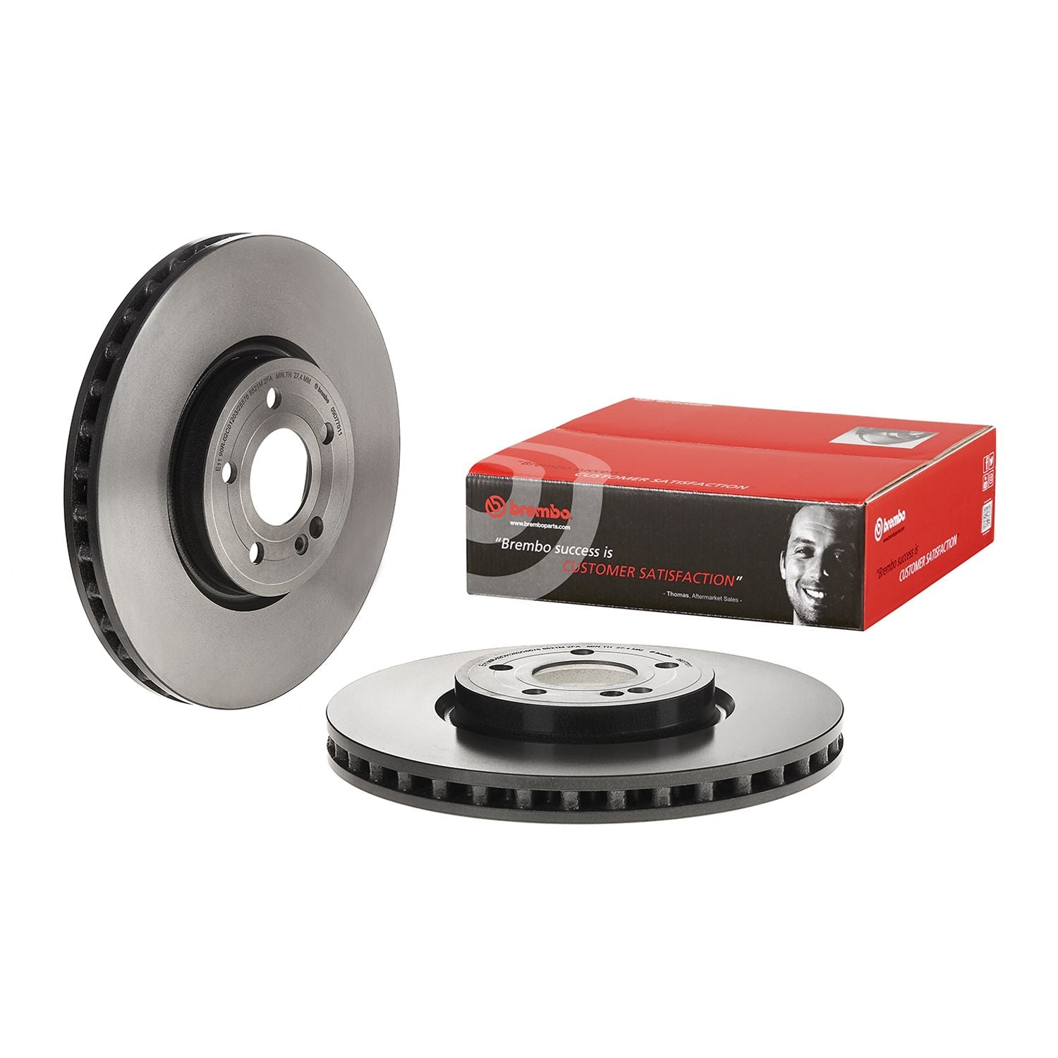 PRIME UV Coated Front Disc Brake Rotor - 09.D770.11_01