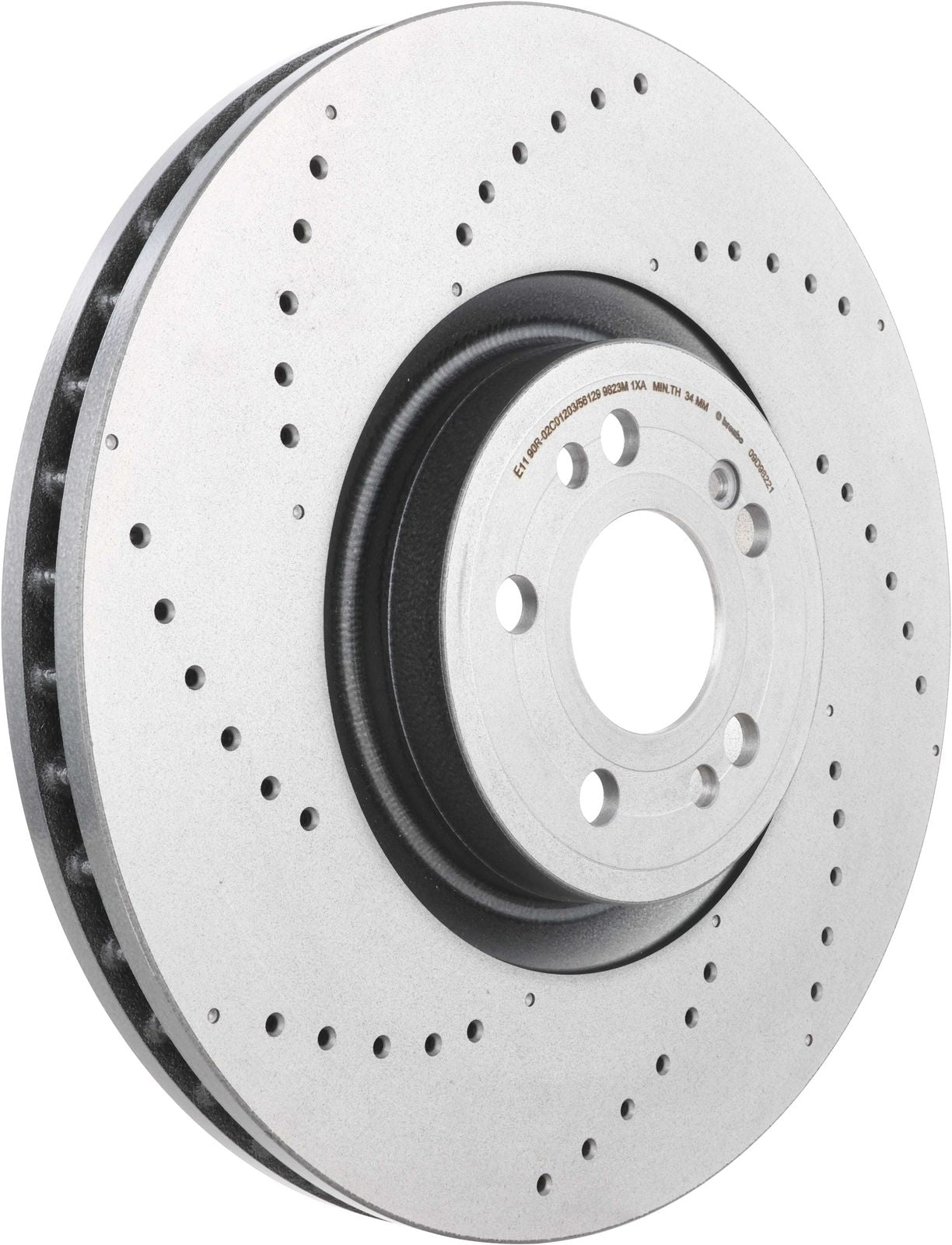 PRIME UV Coated Front Disc Brake Rotor - 09.D982.21_01