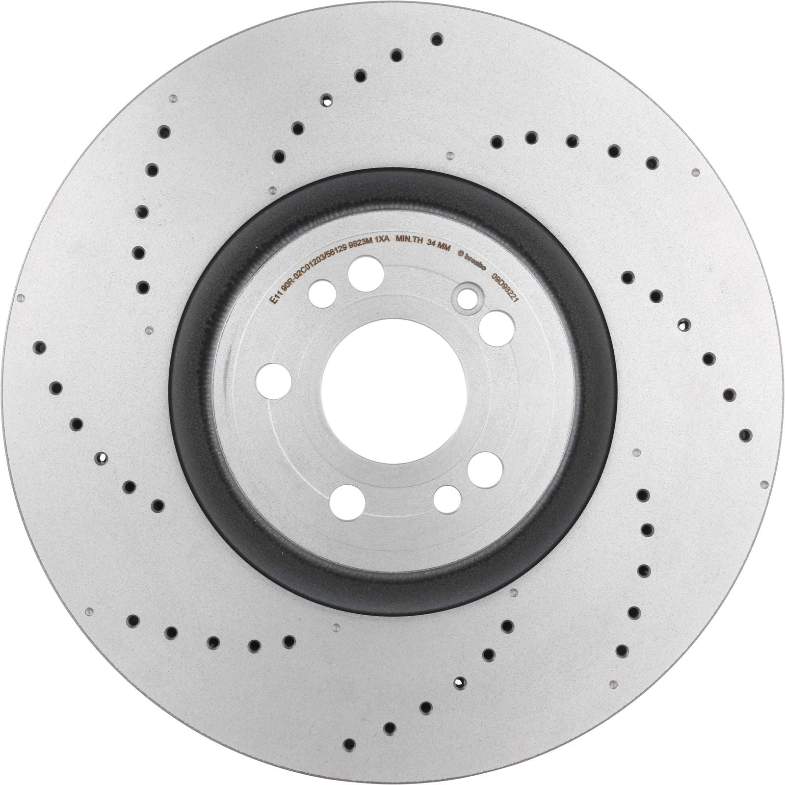PRIME UV Coated Front Disc Brake Rotor - 09.D982.21_03