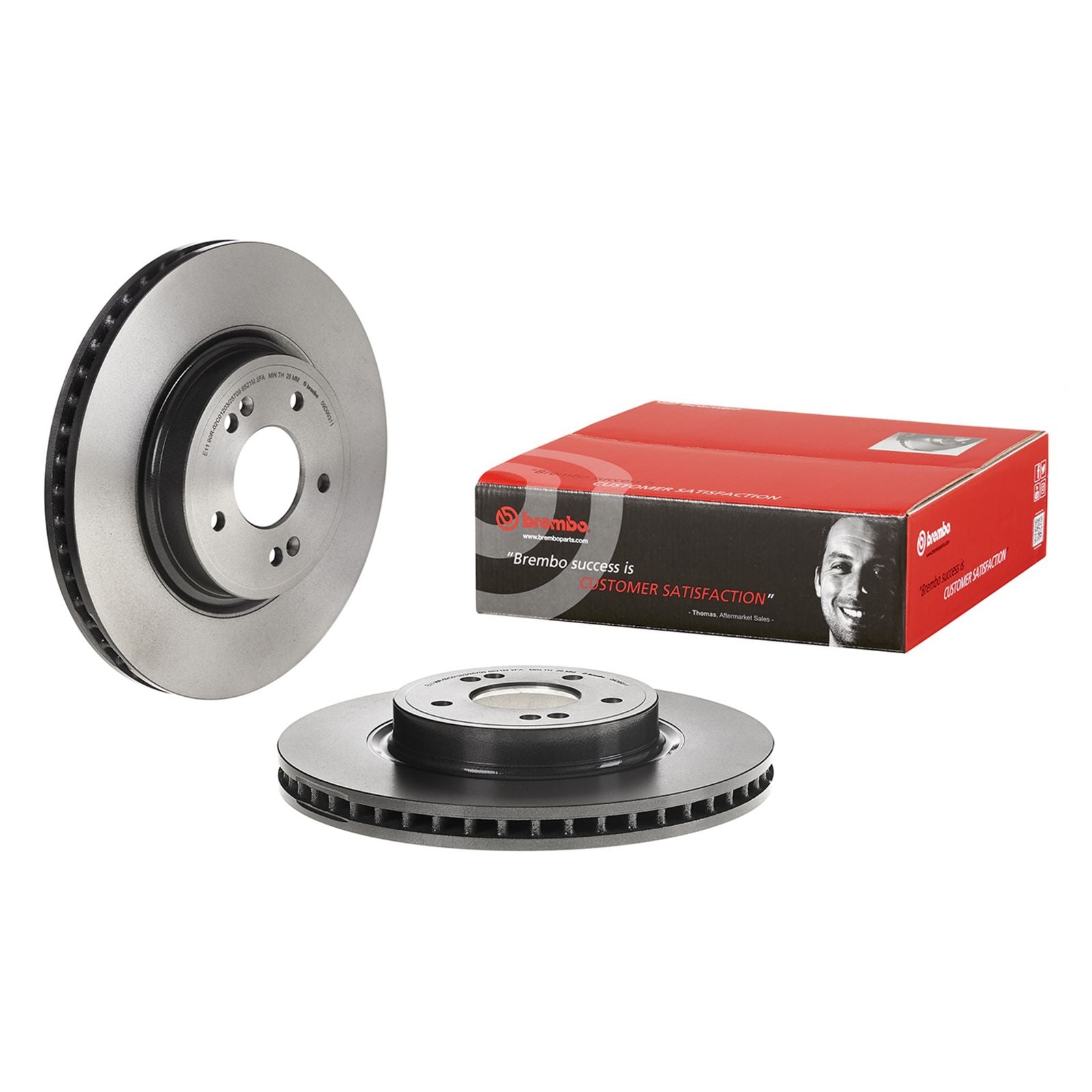 PRIME UV Coated Front Disc Brake Rotor - 09.D993.11_01