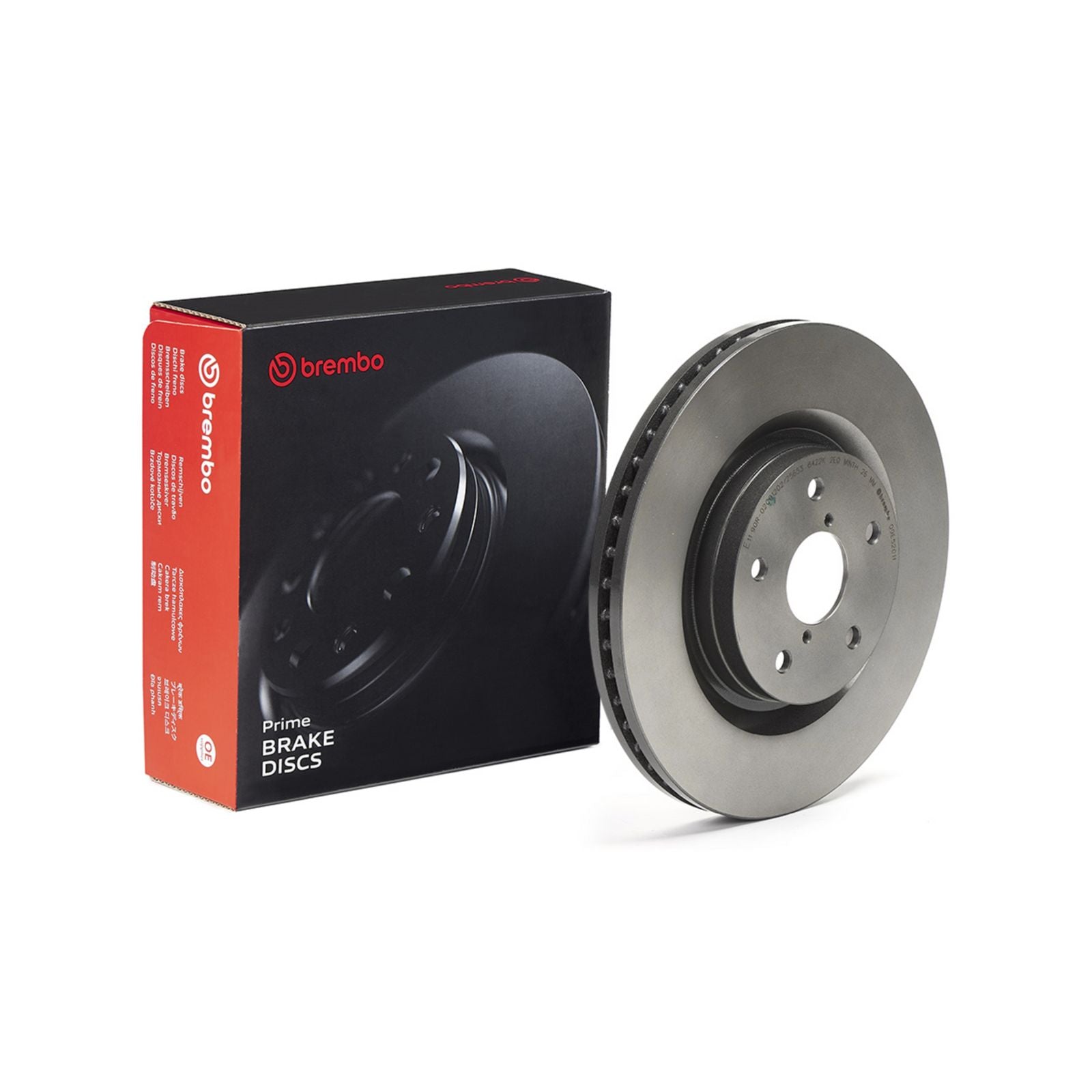 PRIME UV Coated Front Disc Brake Rotor - 09.E520.11_03