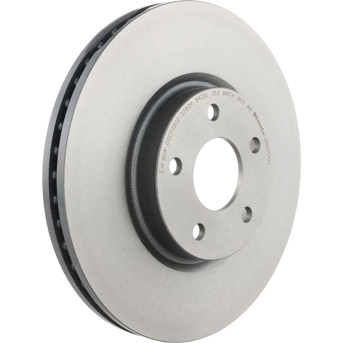 PRIME UV Coated Front Disc Brake Rotor - 09.N255.21_01