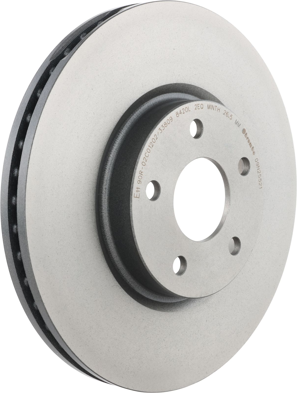 PRIME UV Coated Front Disc Brake Rotor - 09.N255.21_01