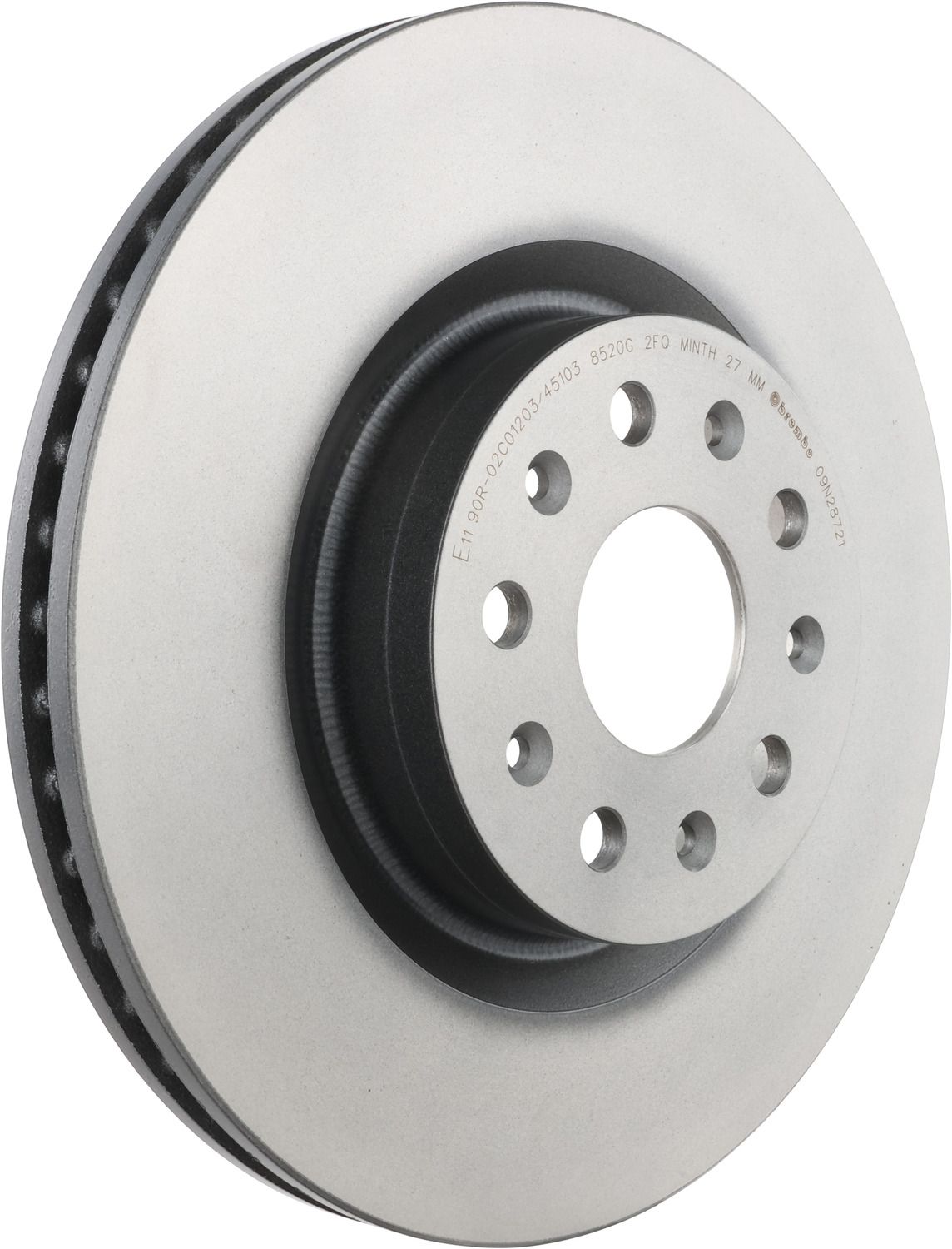 PRIME UV Coated Front Disc Brake Rotor - 09.N287.21_01