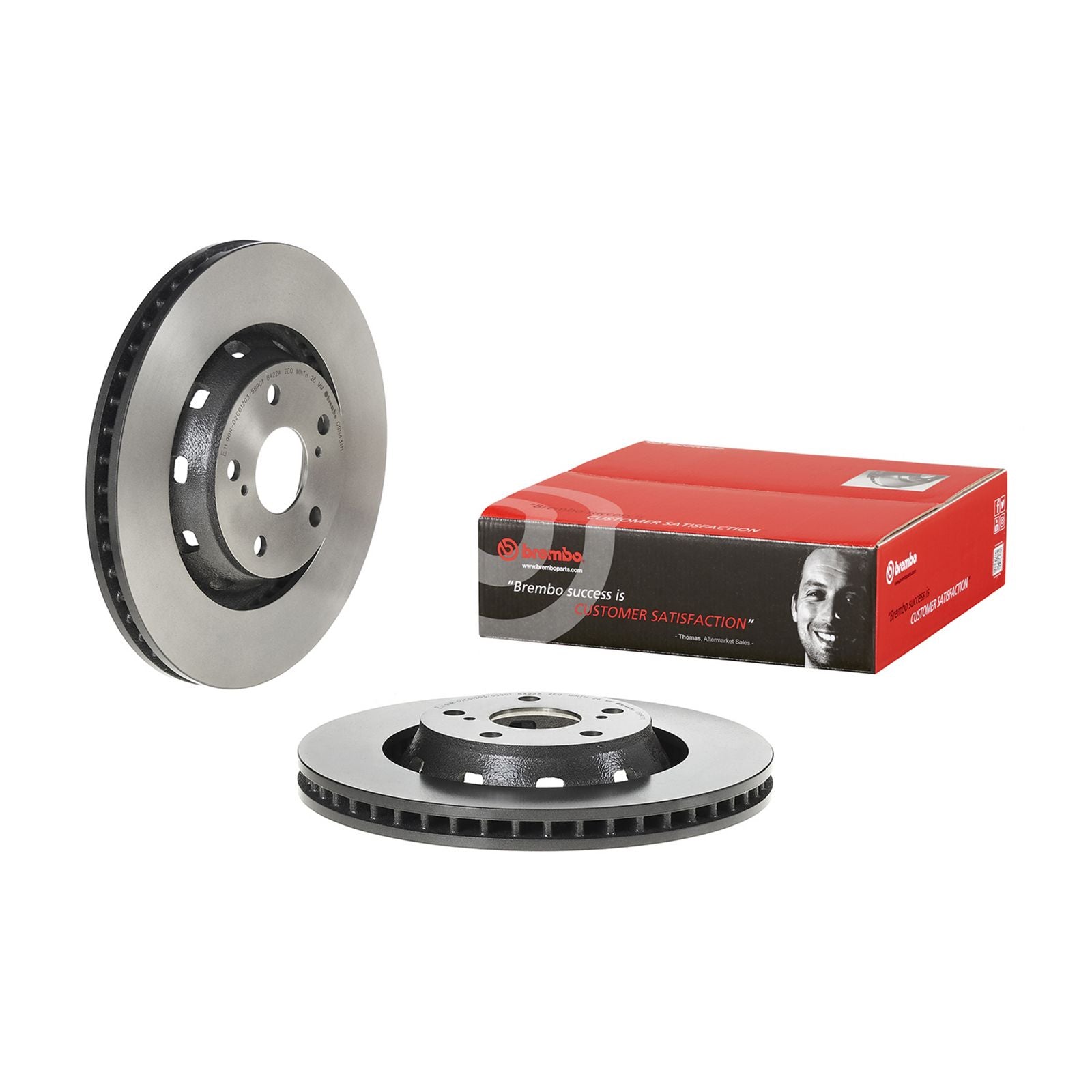PRIME UV Coated Front Disc Brake Rotor - 09.N431.11_01