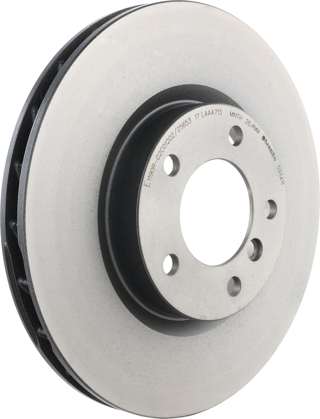 PRIME UV Coated Front Left Disc Brake Rotor - 09.5934.11_01