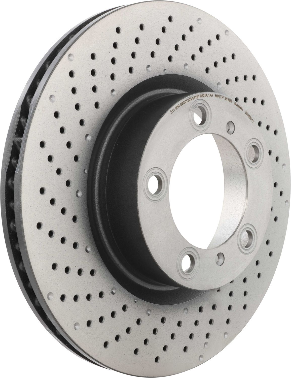 PRIME UV Coated Front Left Disc Brake Rotor - 09.D930.11_01