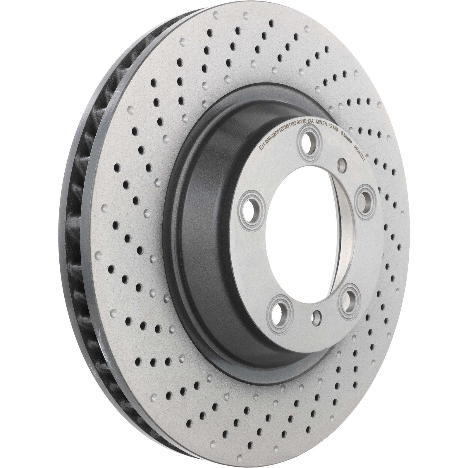 PRIME UV Coated Front Left Disc Brake Rotor - 09.D932.11_01